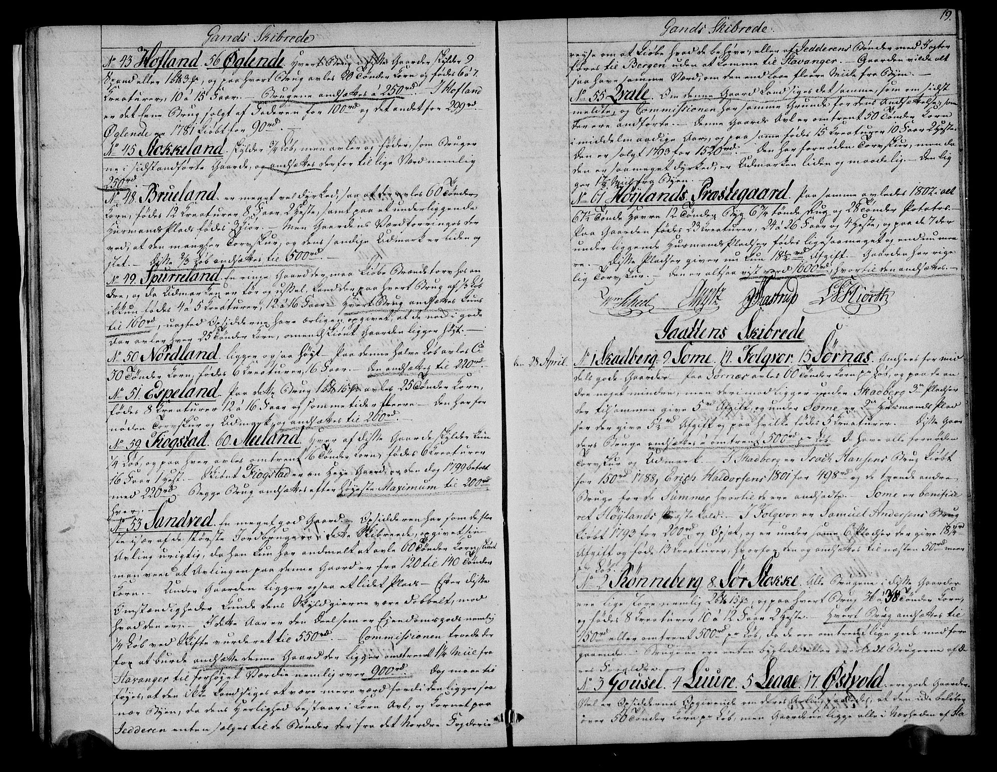 Rentekammeret inntil 1814, Realistisk ordnet avdeling, AV/RA-EA-4070/N/Ne/Nea/L0096: Jæren og Dalane fogderi. Deliberasjonsprotokoll, 1803, p. 20
