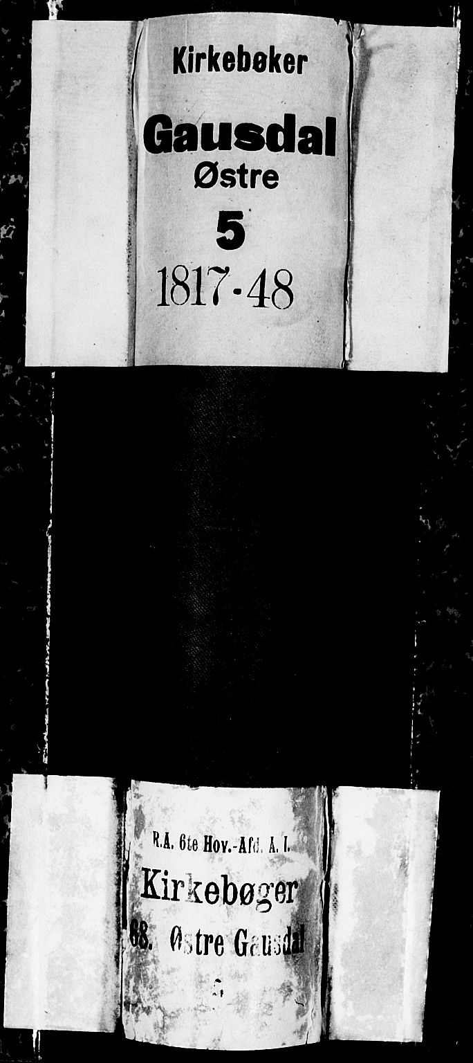 Gausdal prestekontor, SAH/PREST-090/H/Ha/Hab/L0001: Parish register (copy) no. 1, 1817-1848
