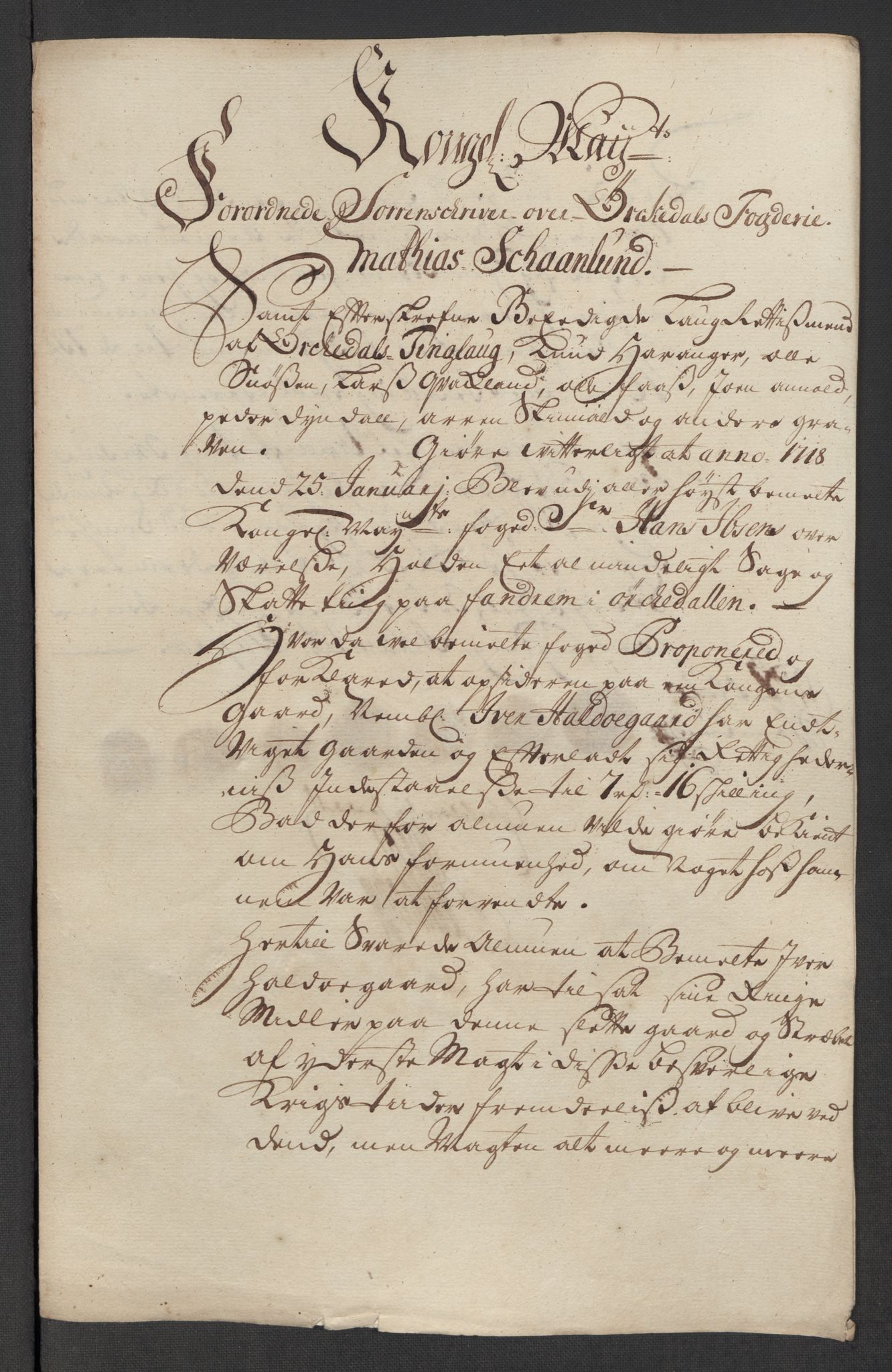 Rentekammeret inntil 1814, Reviderte regnskaper, Fogderegnskap, RA/EA-4092/R60/L3969: Fogderegnskap Orkdal og Gauldal, 1717, p. 501