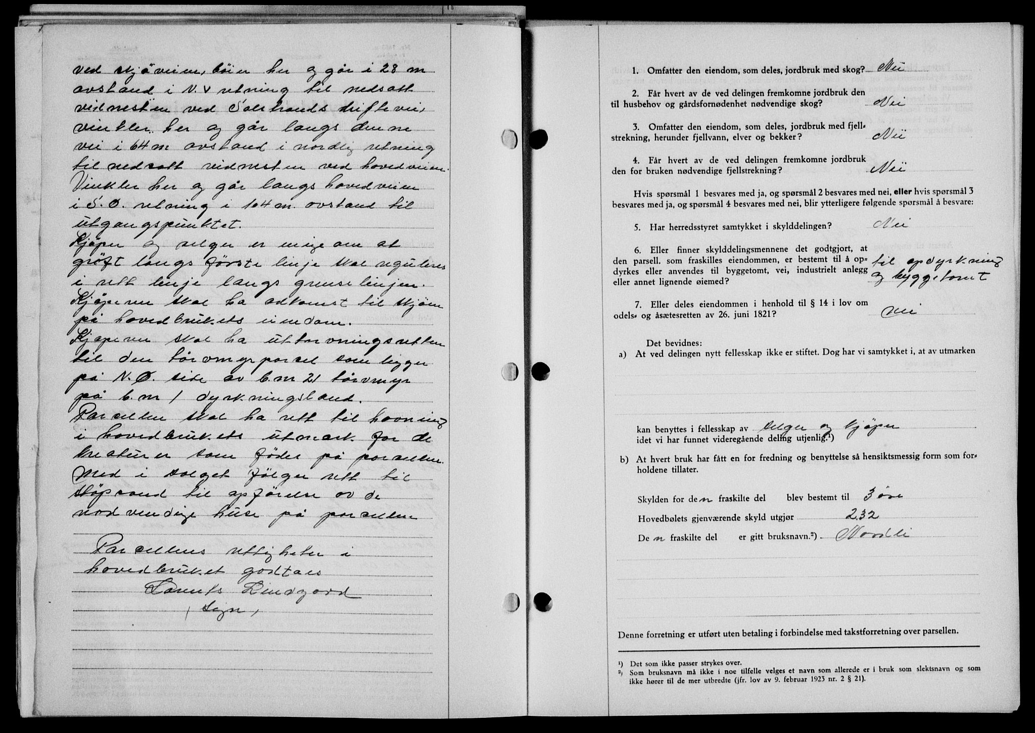 Lofoten sorenskriveri, SAT/A-0017/1/2/2C/L0007a: Mortgage book no. 7a, 1939-1940, Diary no: : 706/1940