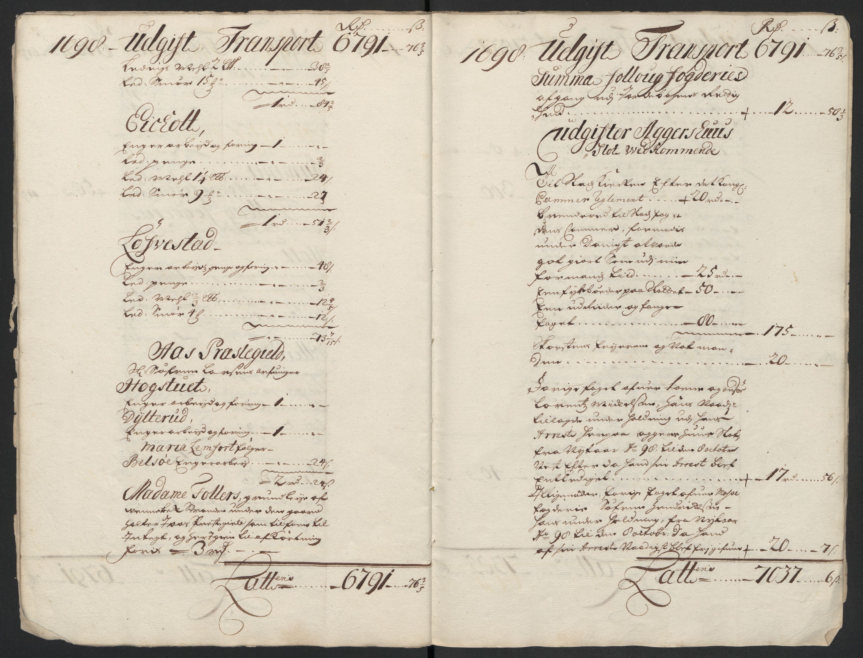 Rentekammeret inntil 1814, Reviderte regnskaper, Fogderegnskap, AV/RA-EA-4092/R10/L0441: Fogderegnskap Aker og Follo, 1698, p. 15