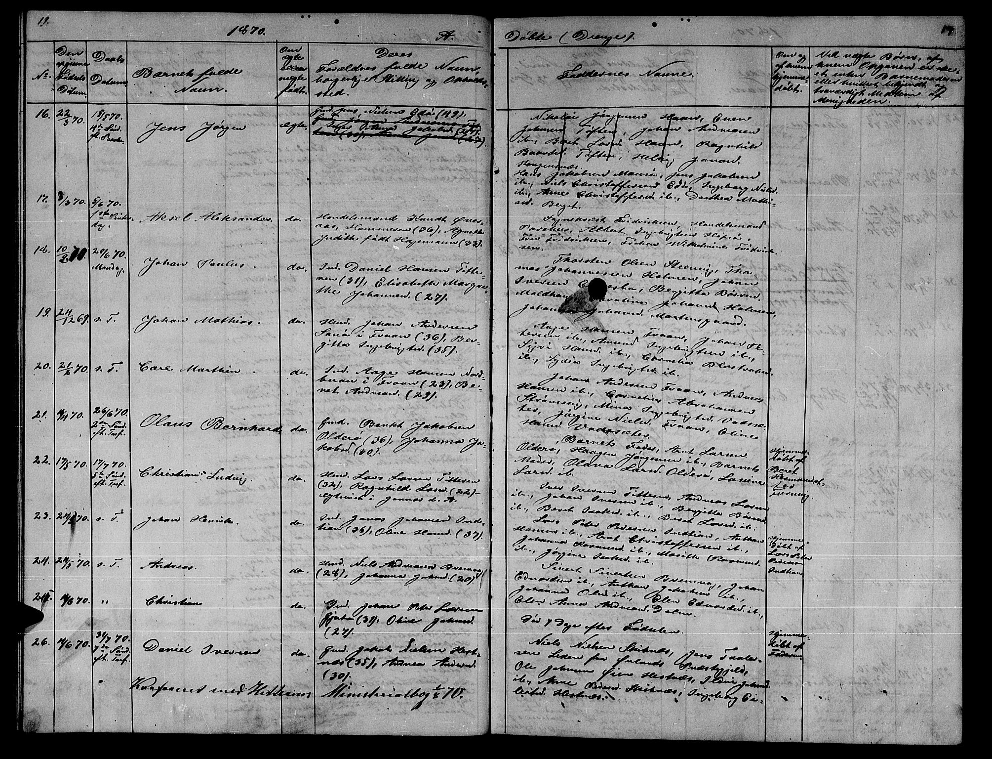 Ministerialprotokoller, klokkerbøker og fødselsregistre - Sør-Trøndelag, AV/SAT-A-1456/634/L0539: Parish register (copy) no. 634C01, 1866-1873, p. 19