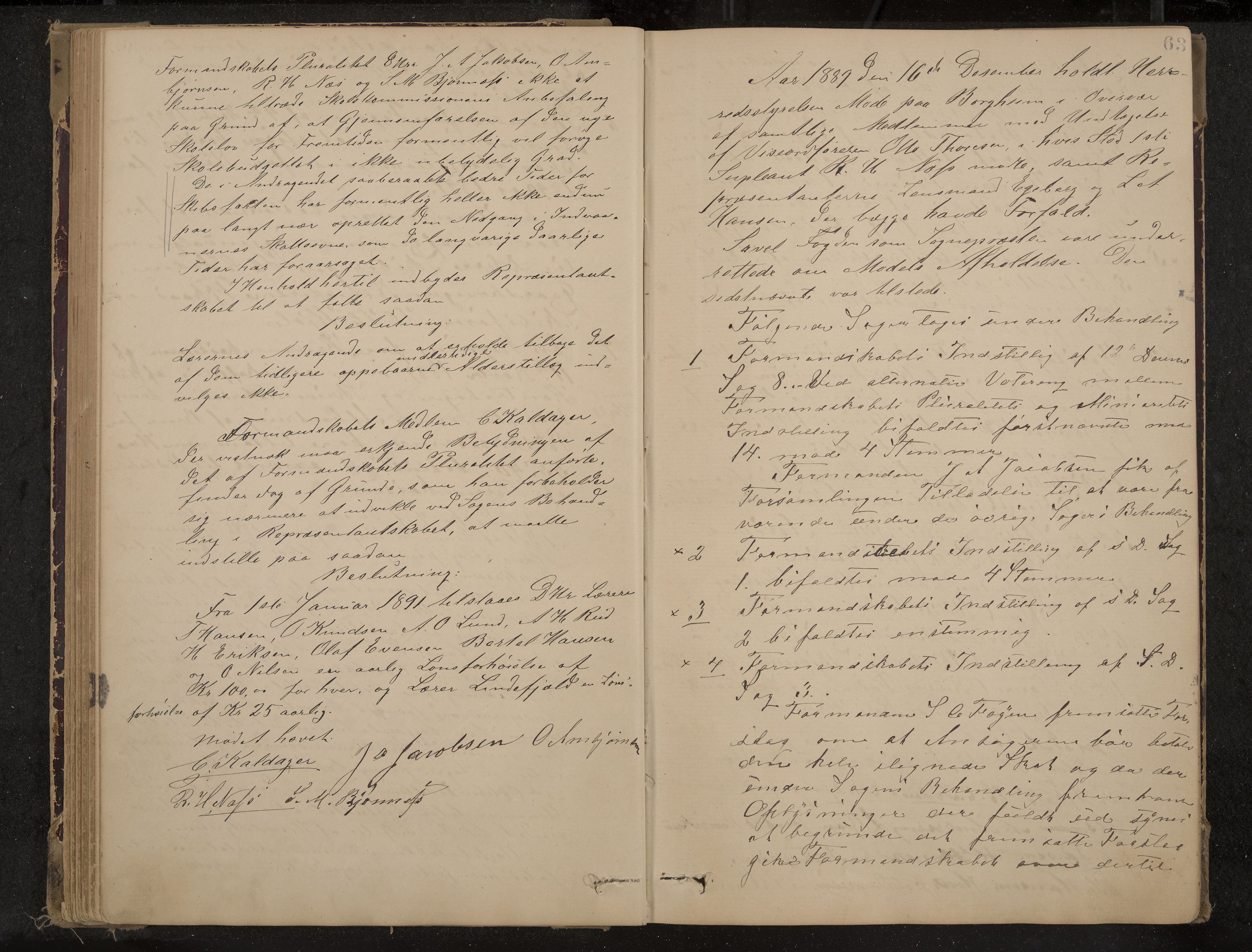 Nøtterøy formannskap og sentraladministrasjon, IKAK/0722021-1/A/Aa/L0004: Møtebok, 1887-1896, p. 63