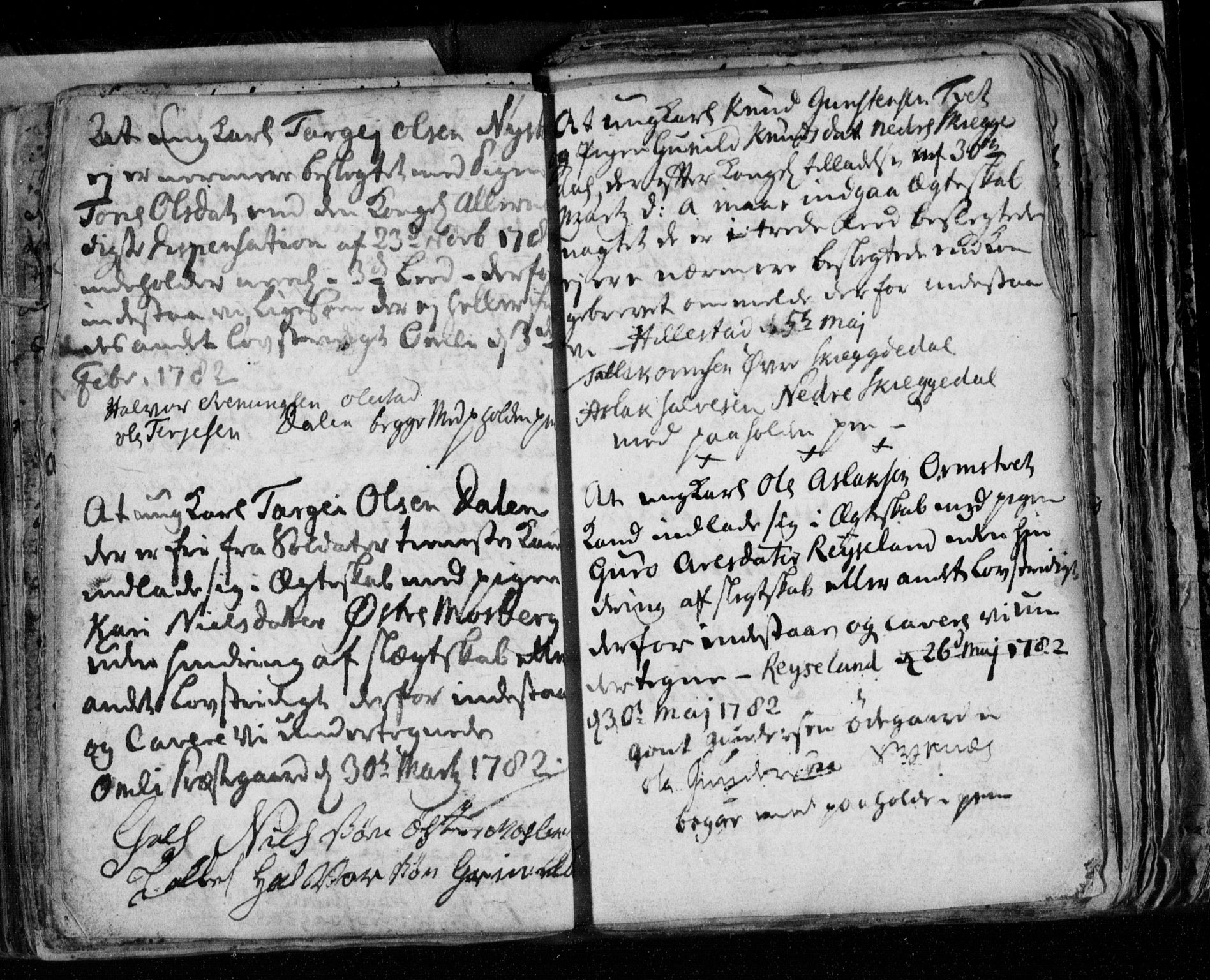 Åmli sokneprestkontor, AV/SAK-1111-0050/F/Fe/L0001: Best man's statements no. A VI 40, 1754-1799