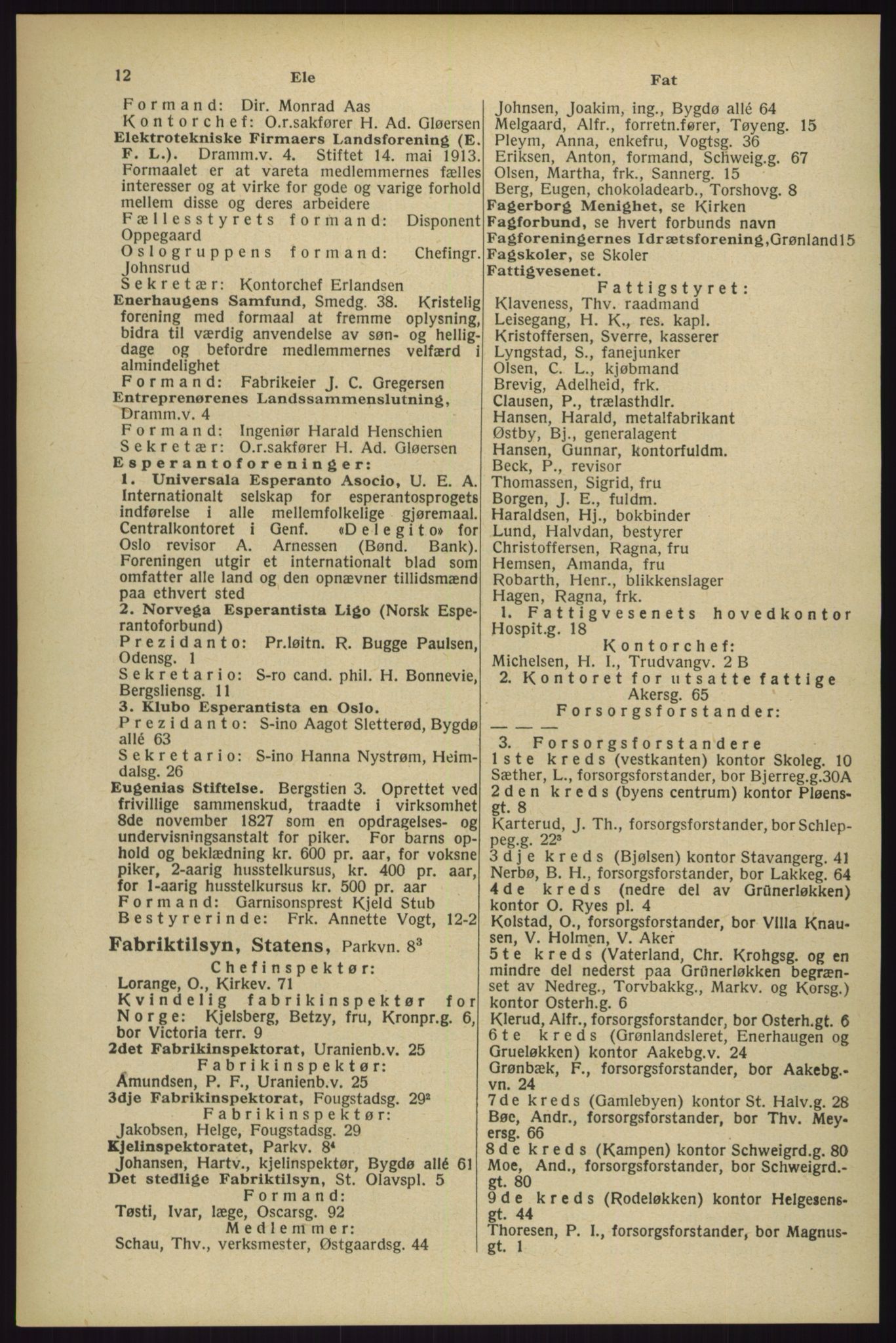 Kristiania/Oslo adressebok, PUBL/-, 1929, p. 12