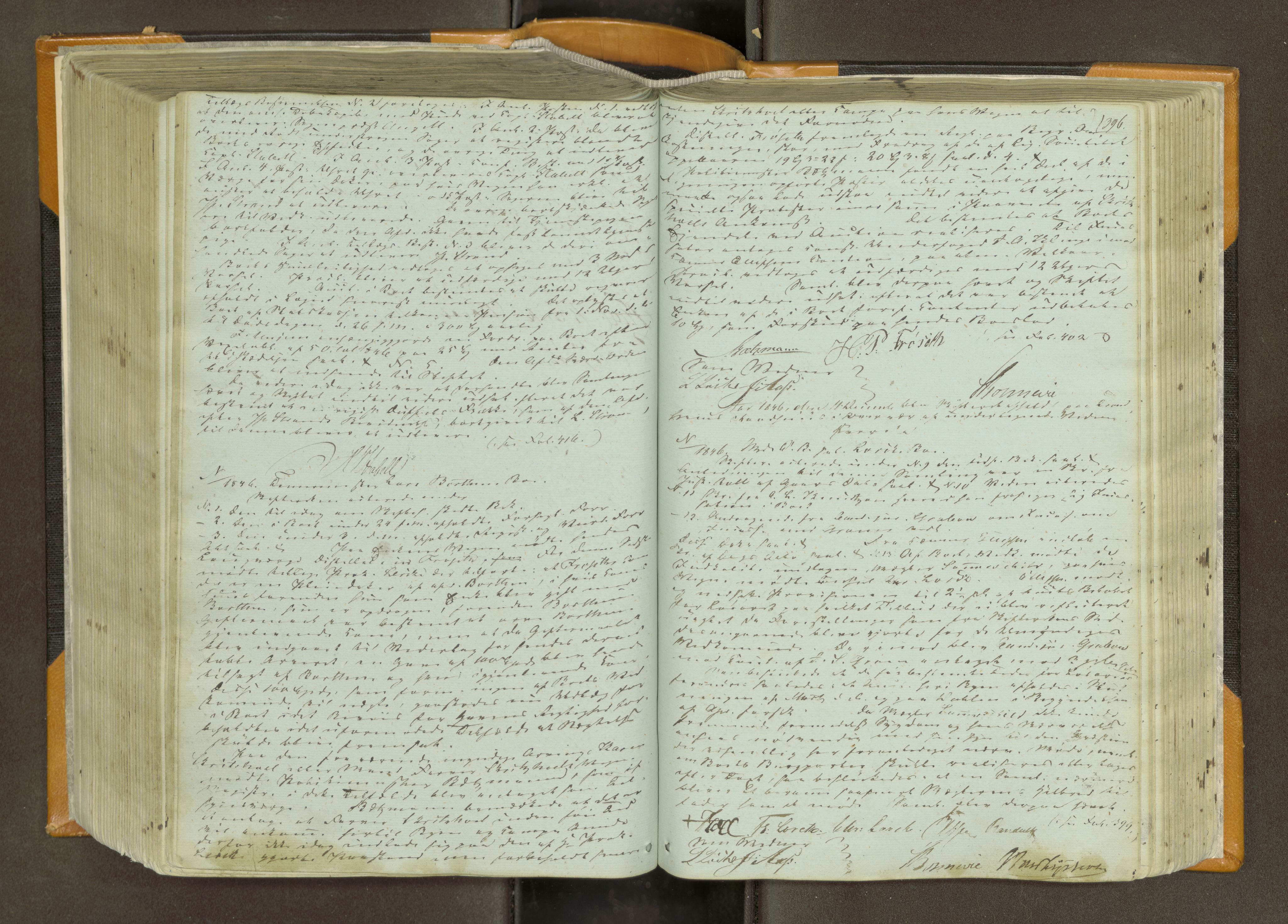 Trondheim byfogd, AV/SAT-A-0003/1/3/3B/L0004: Skiftebehandlingsprotokoll (u/ register) U, 1840-1851, p. 396