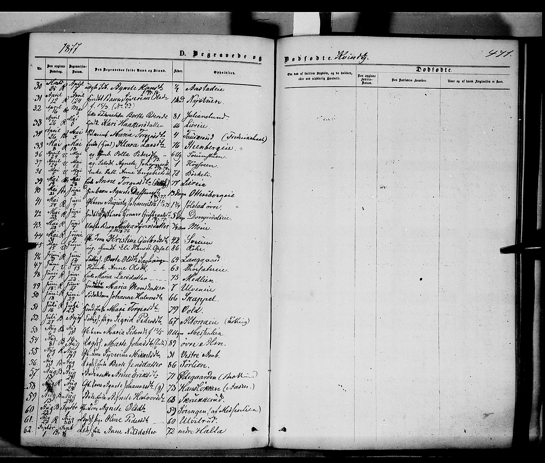 Ringsaker prestekontor, AV/SAH-PREST-014/K/Ka/L0011: Parish register (official) no. 11, 1870-1878, p. 471