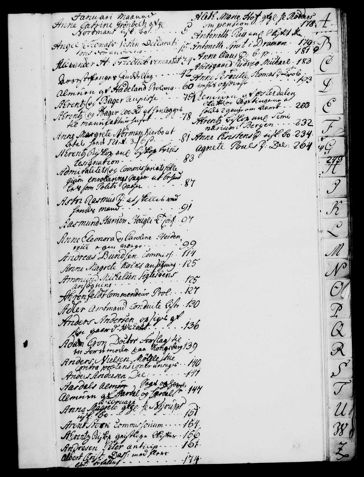 Danske Kanselli 1572-1799, AV/RA-EA-3023/I/Ia/L0003: 3. departements journal, 1773