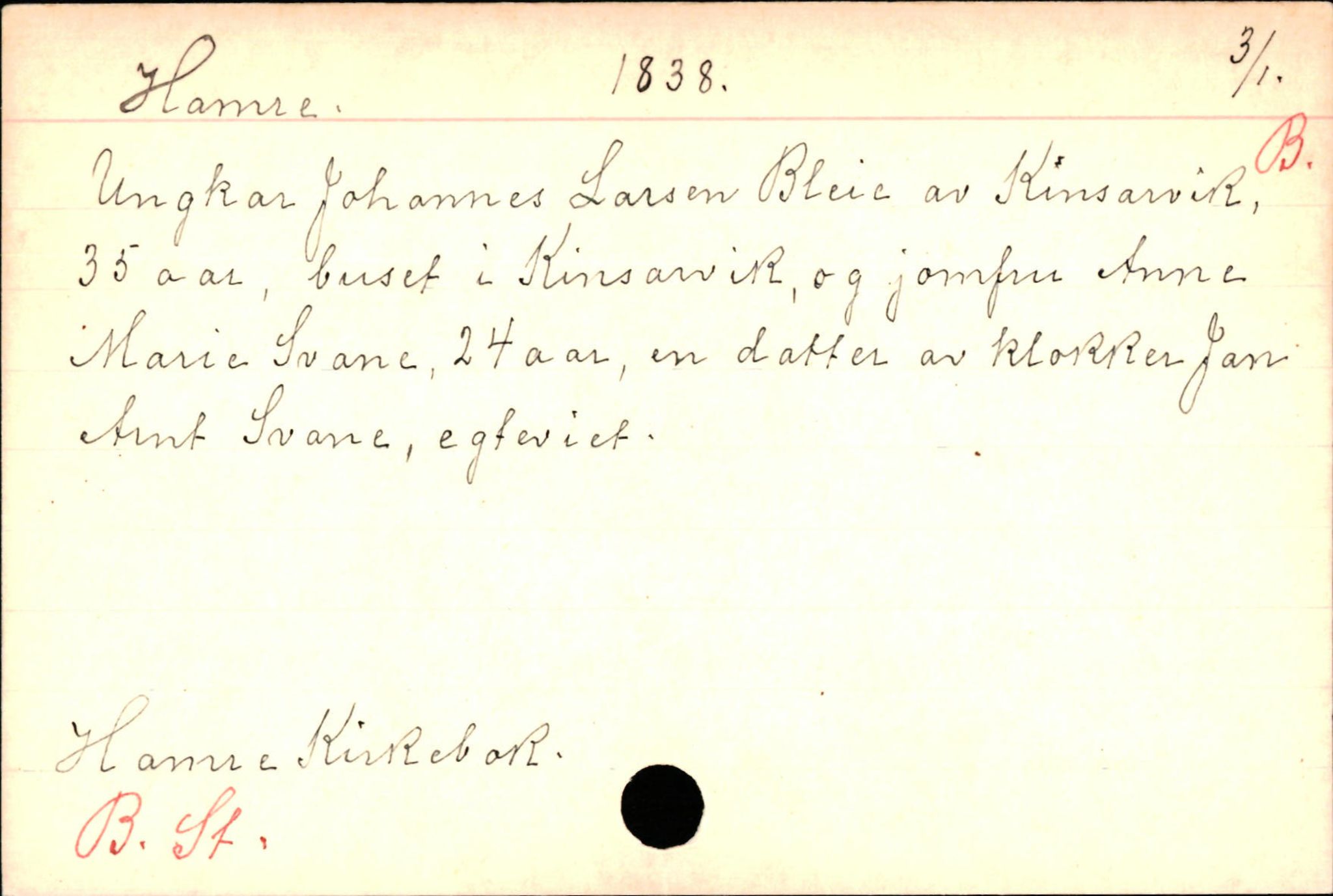Haugen, Johannes - lærer, AV/SAB-SAB/PA-0036/01/L0001: Om klokkere og lærere, 1521-1904, p. 4822