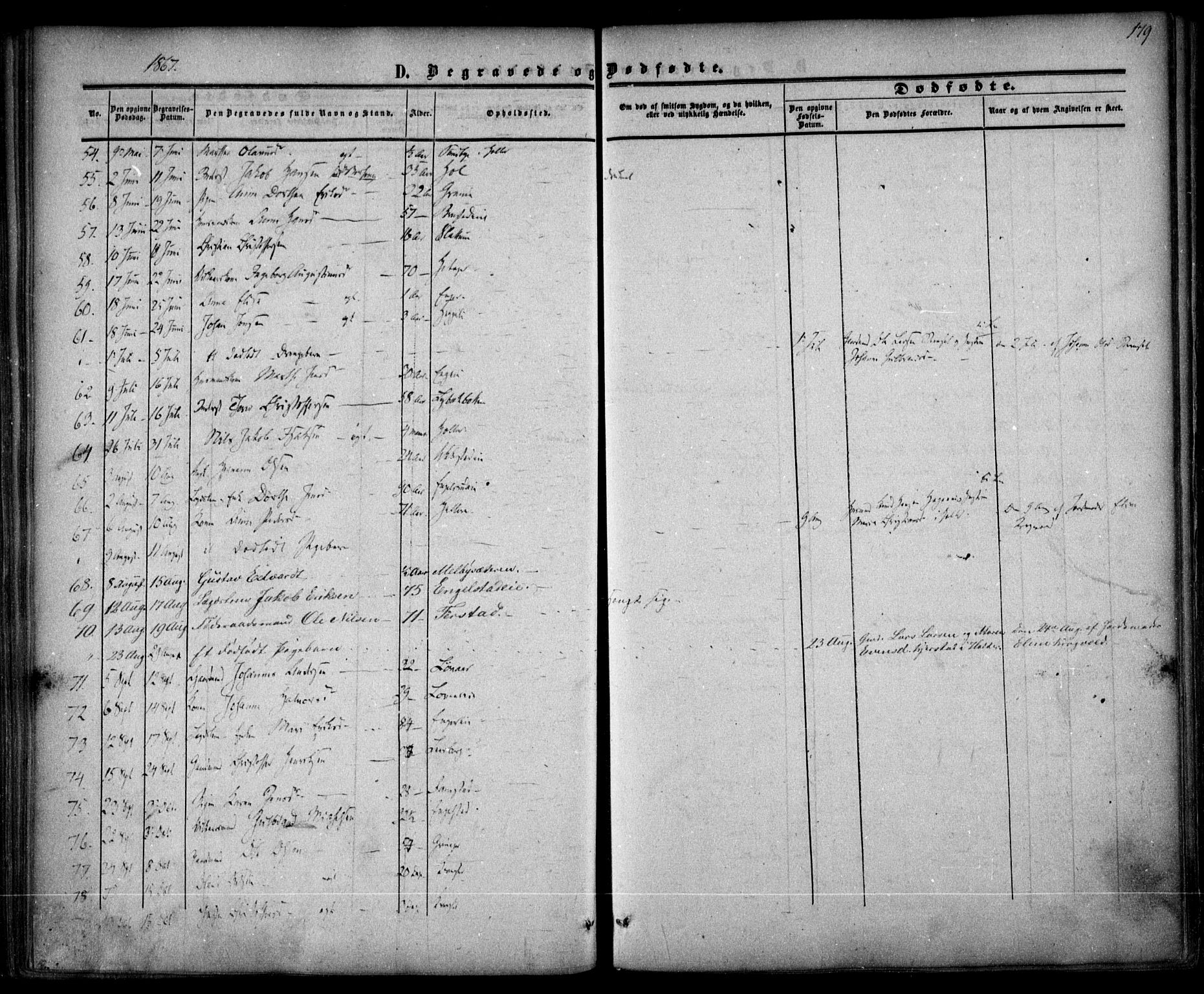 Nannestad prestekontor Kirkebøker, AV/SAO-A-10414a/F/Fa/L0012: Parish register (official) no. I 12, 1860-1872, p. 179