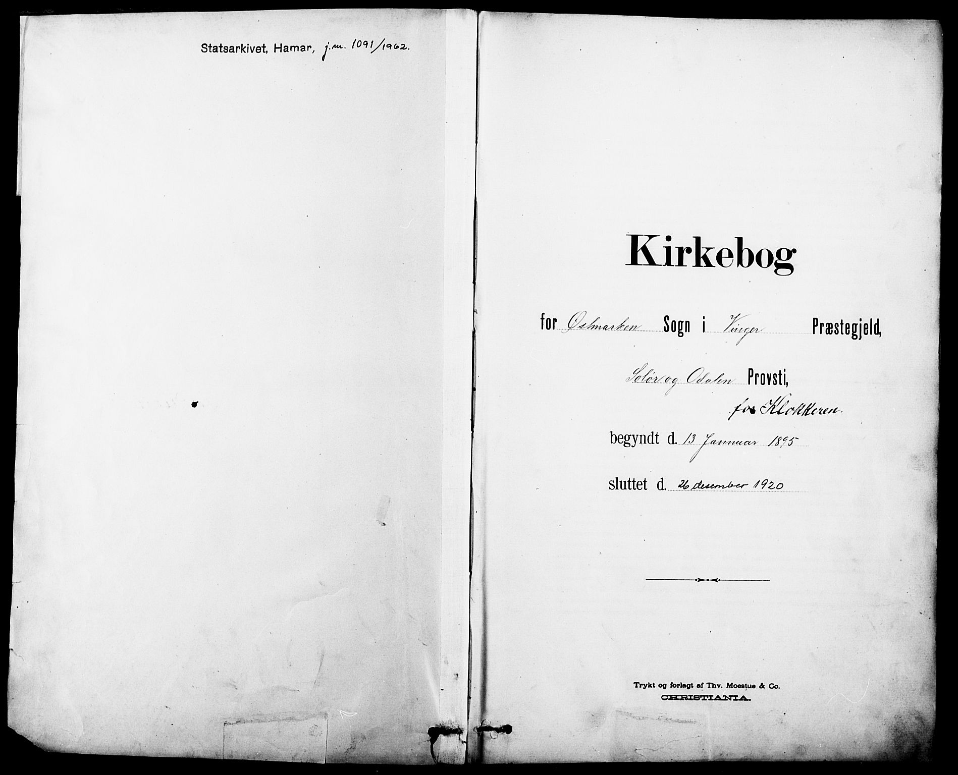 Vinger prestekontor, SAH/PREST-024/H/Ha/Hab/L0004: Parish register (copy) no. 4, 1895-1920