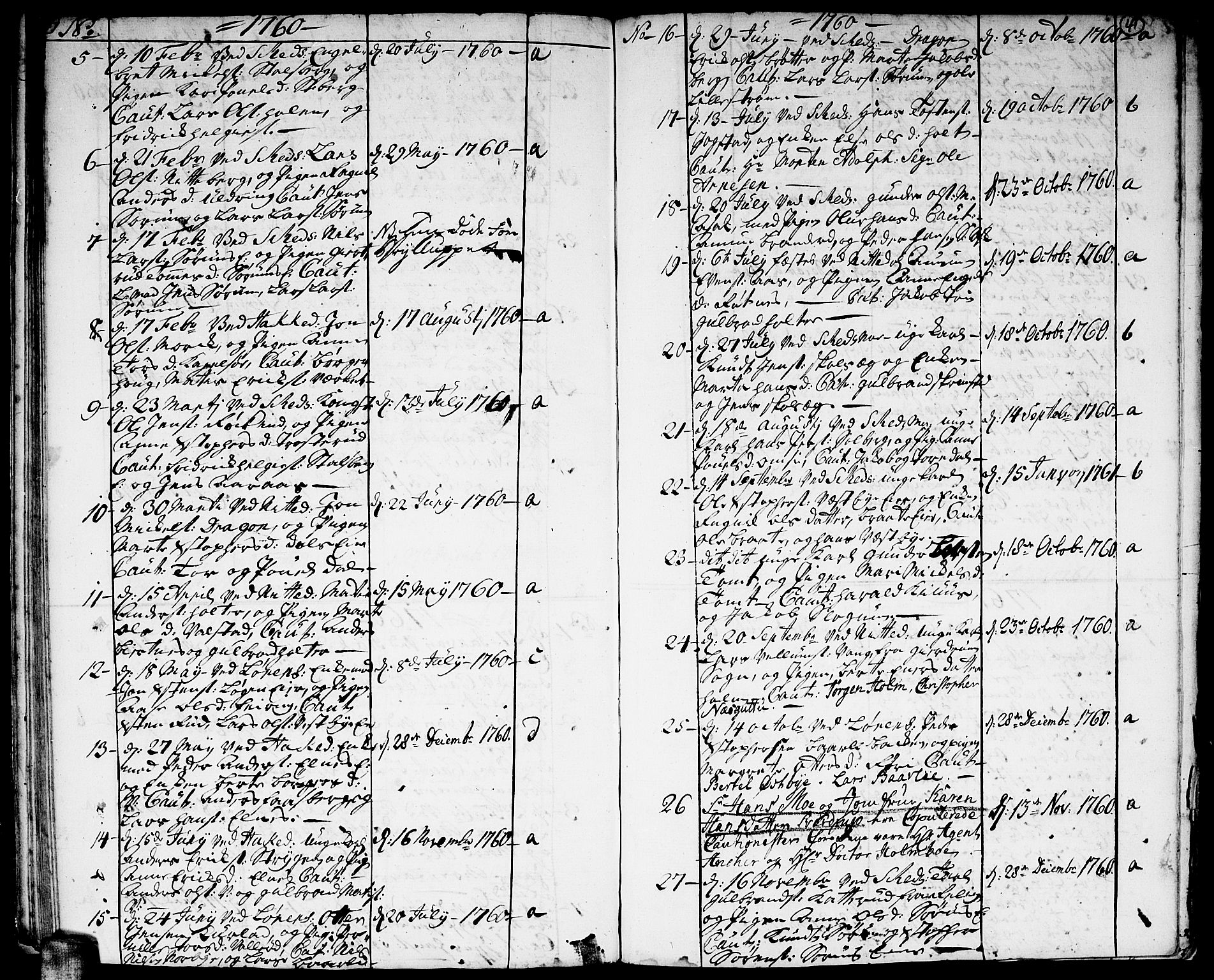 Skedsmo prestekontor Kirkebøker, SAO/A-10033a/F/Fa/L0004: Parish register (official) no. I 4, 1737-1768, p. 41