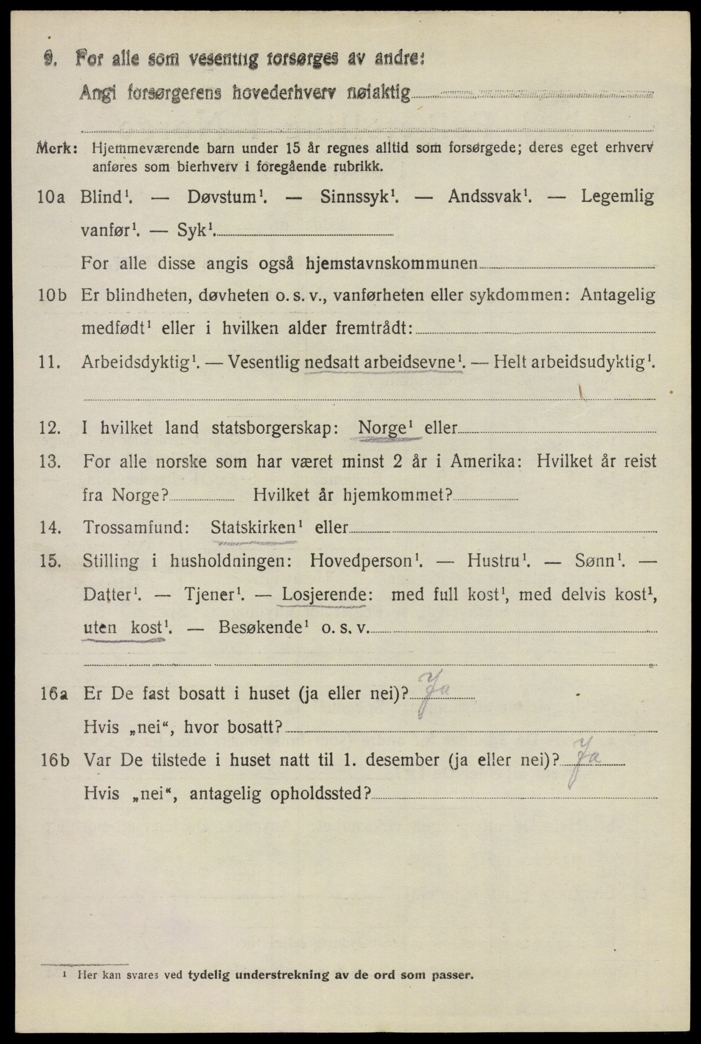 SAO, 1920 census for Glemmen, 1920, p. 17080