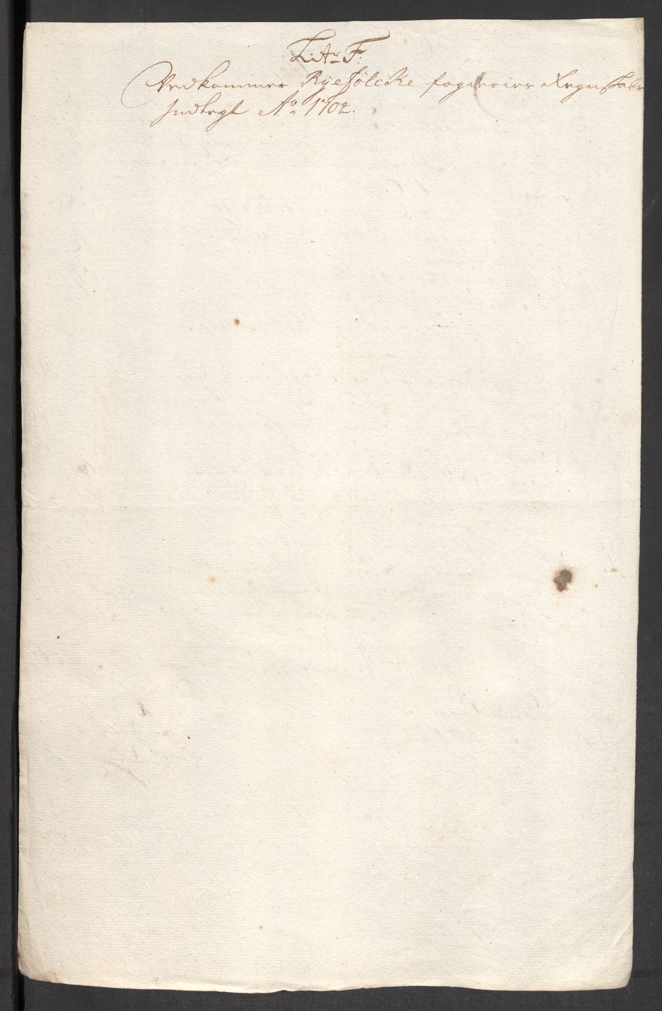 Rentekammeret inntil 1814, Reviderte regnskaper, Fogderegnskap, RA/EA-4092/R47/L2860: Fogderegnskap Ryfylke, 1703-1705, p. 204