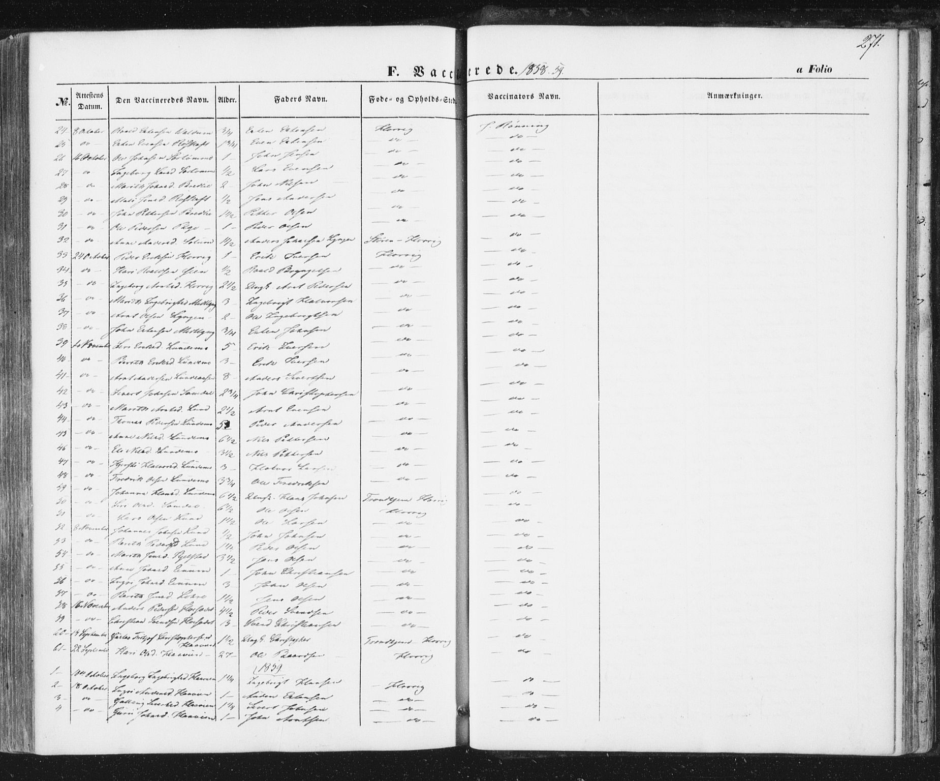 Ministerialprotokoller, klokkerbøker og fødselsregistre - Sør-Trøndelag, SAT/A-1456/692/L1103: Parish register (official) no. 692A03, 1849-1870, p. 271