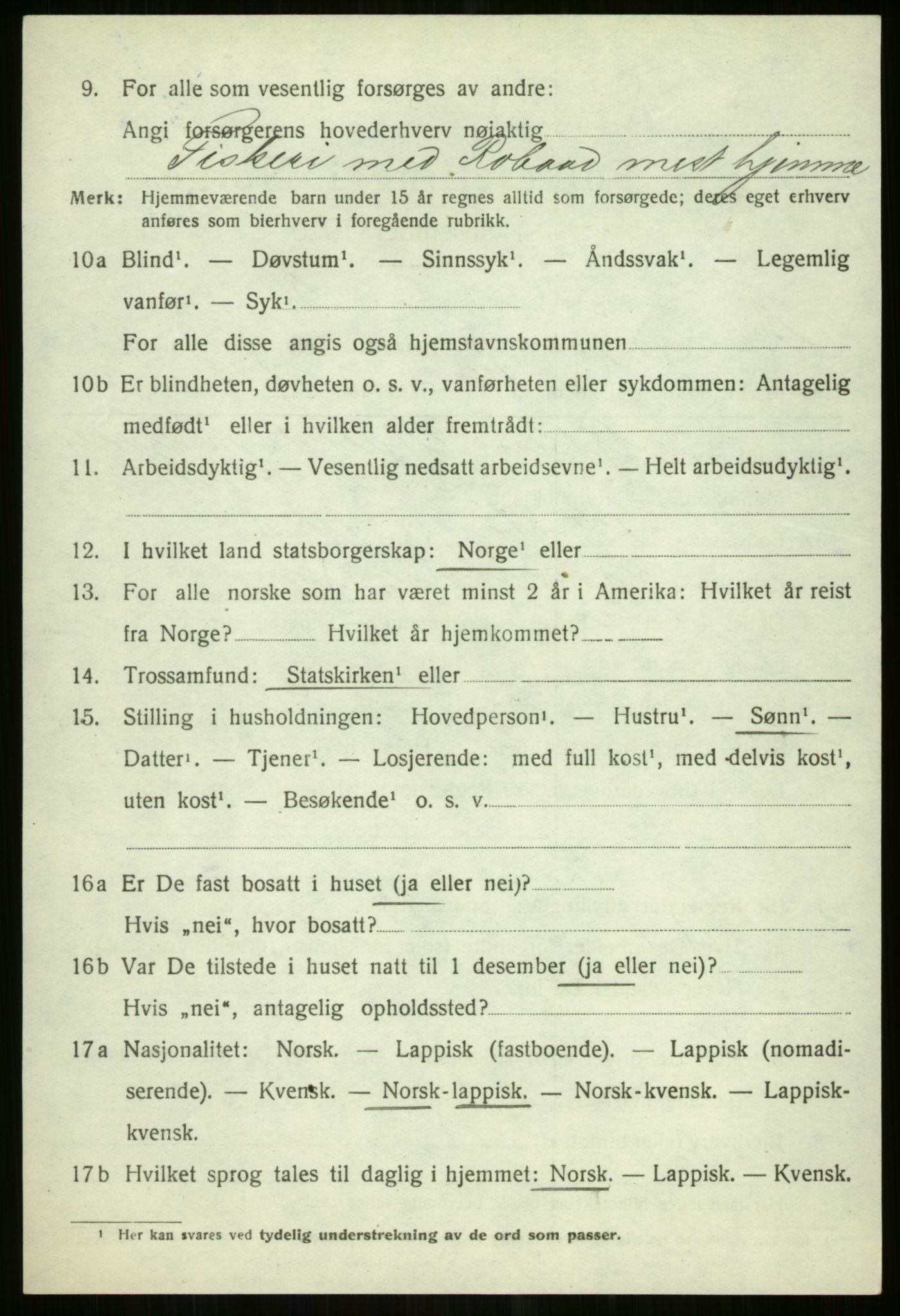 SATØ, 1920 census for Tromsøysund, 1920, p. 11477