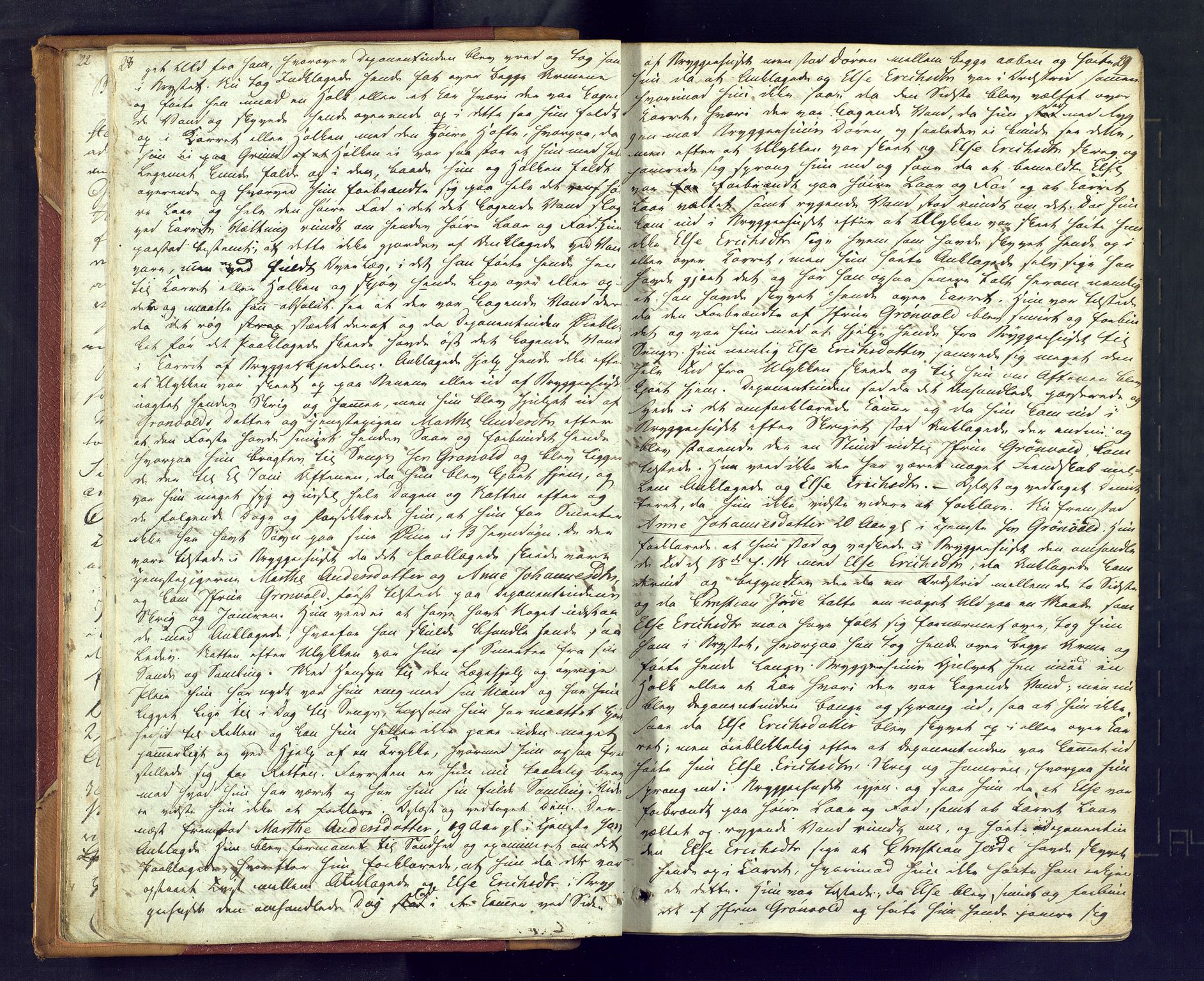 Larvik sorenskriveri, AV/SAKO-A-83/F/Fc/L0004: Ekstrarettsprotokoll, 1835-1839, p. 28-29