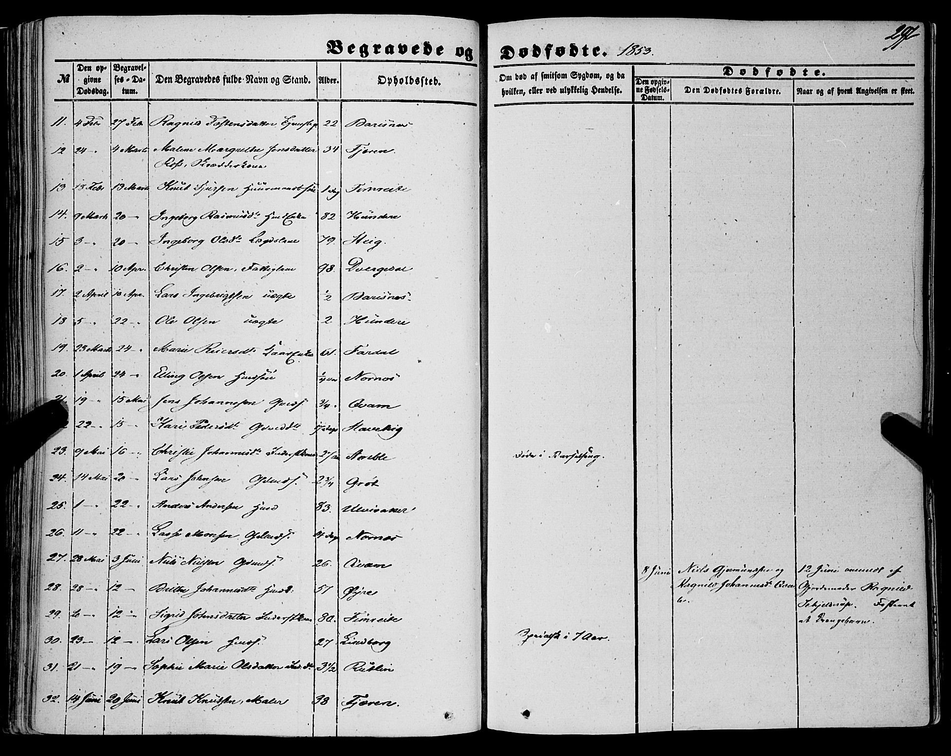 Sogndal sokneprestembete, AV/SAB-A-81301/H/Haa/Haaa/L0012II: Parish register (official) no. A 12II, 1847-1877, p. 297