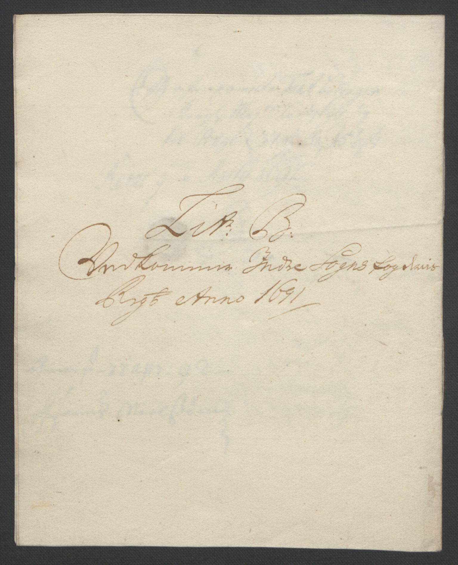 Rentekammeret inntil 1814, Reviderte regnskaper, Fogderegnskap, RA/EA-4092/R52/L3306: Fogderegnskap Sogn, 1691-1692, p. 32