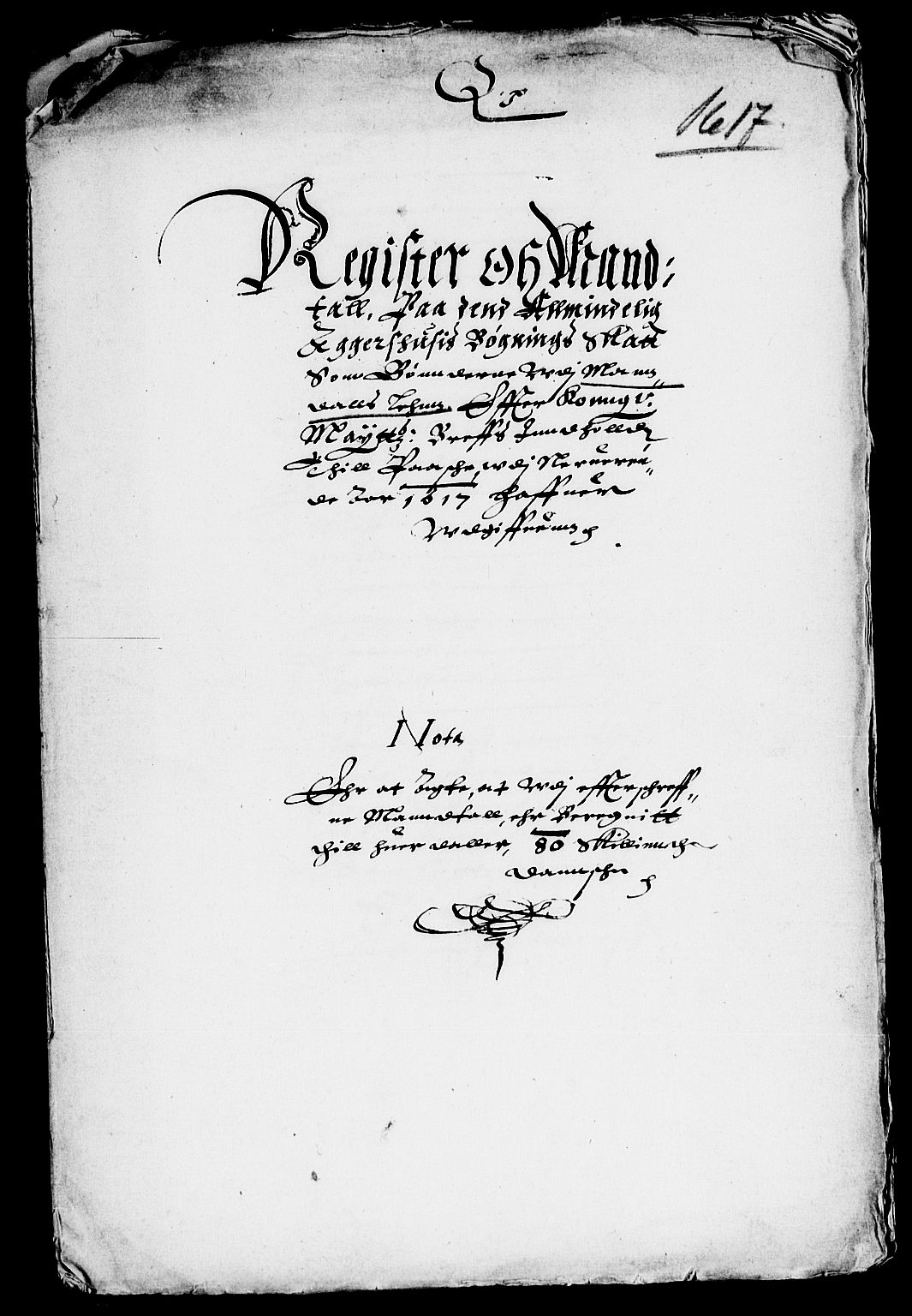 Rentekammeret inntil 1814, Reviderte regnskaper, Lensregnskaper, AV/RA-EA-5023/R/Rb/Rba/L0044: Akershus len, 1616-1618