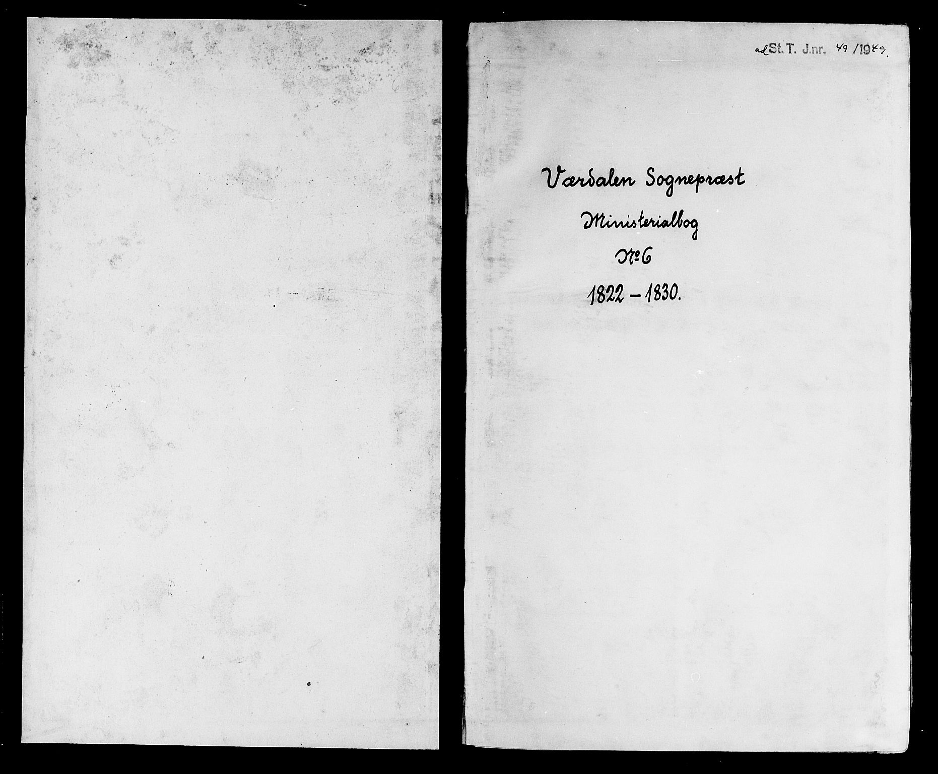 Ministerialprotokoller, klokkerbøker og fødselsregistre - Nord-Trøndelag, AV/SAT-A-1458/723/L0237: Parish register (official) no. 723A06, 1822-1830