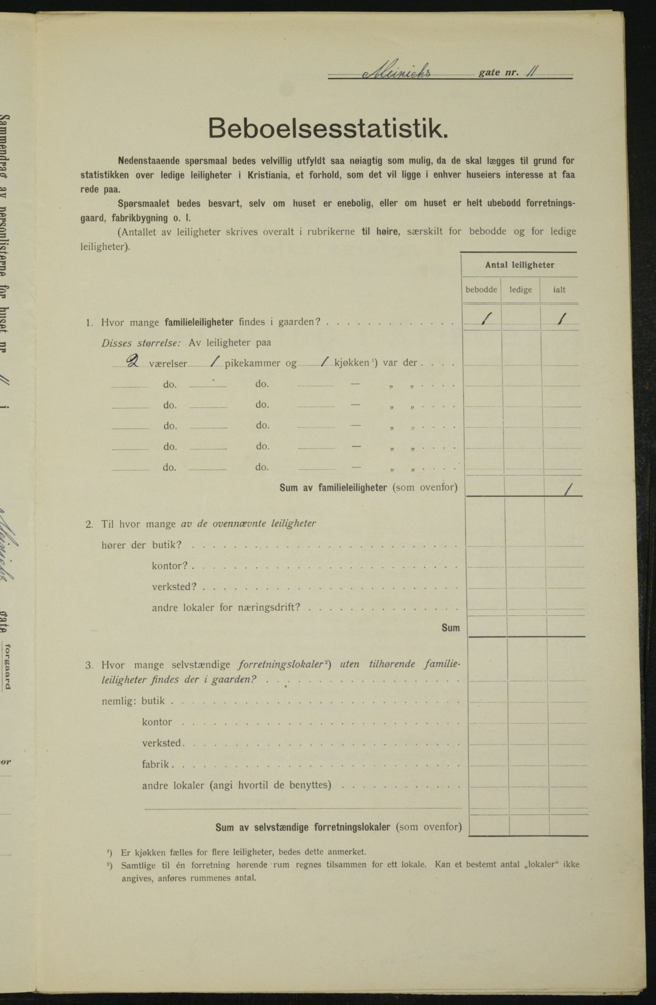 OBA, Municipal Census 1912 for Kristiania, 1912, p. 65425