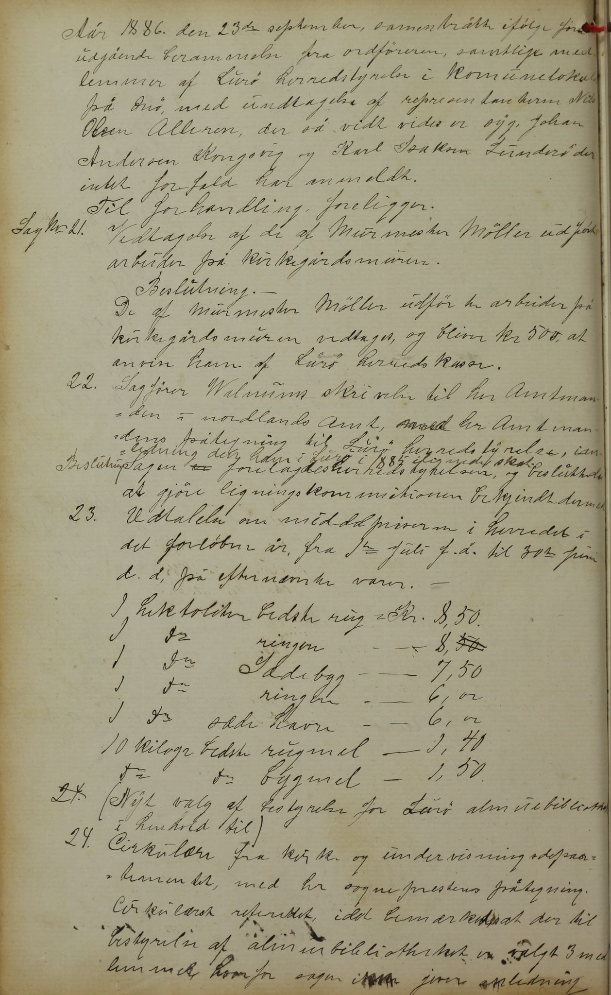 Lurøy kommune. Formannskapet, AIN/K-18340.150/100/L0002: Møtebok, 1873-1898