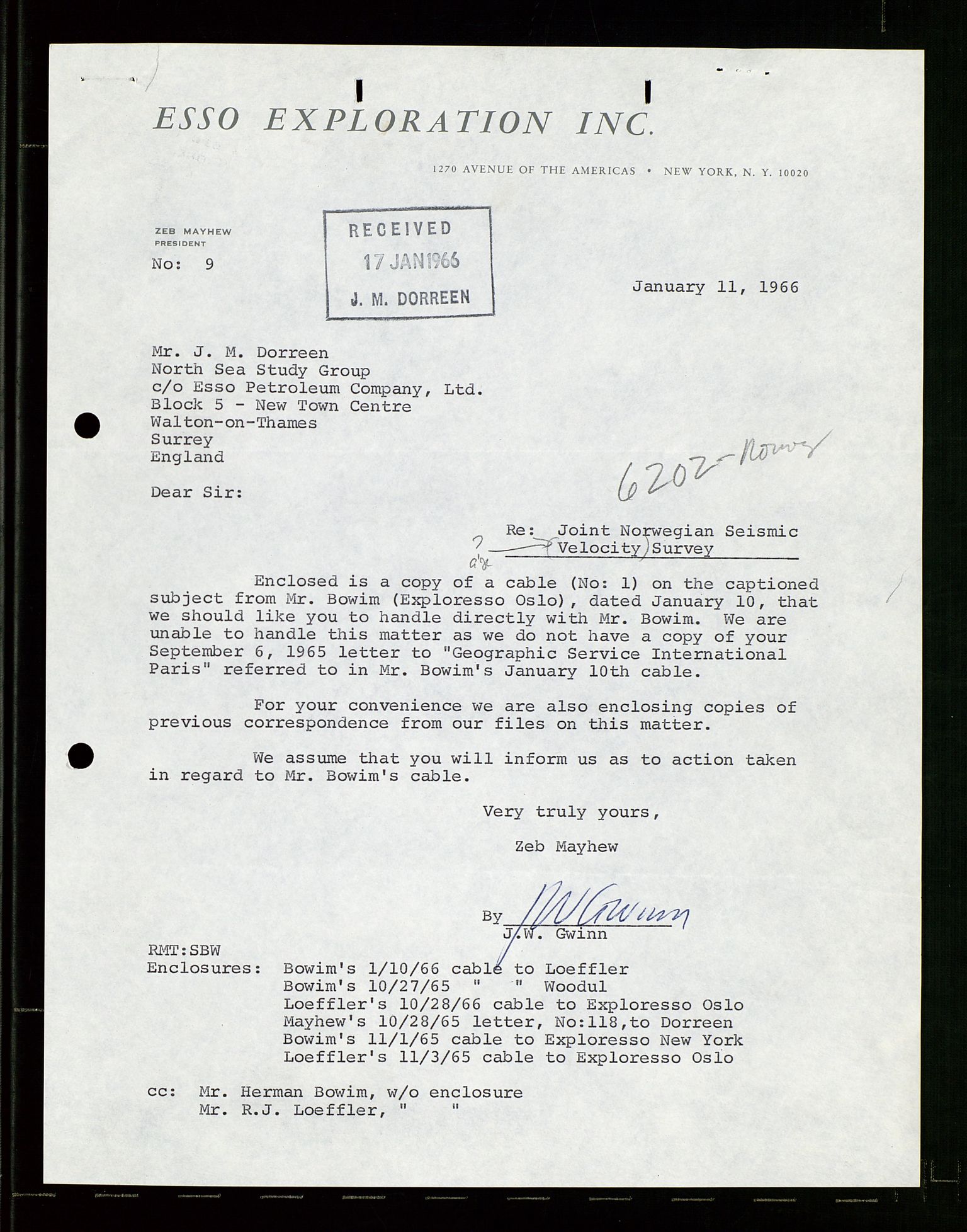 Pa 1512 - Esso Exploration and Production Norway Inc., AV/SAST-A-101917/E/Ea/L0021: Sak og korrespondanse, 1965-1974, p. 22