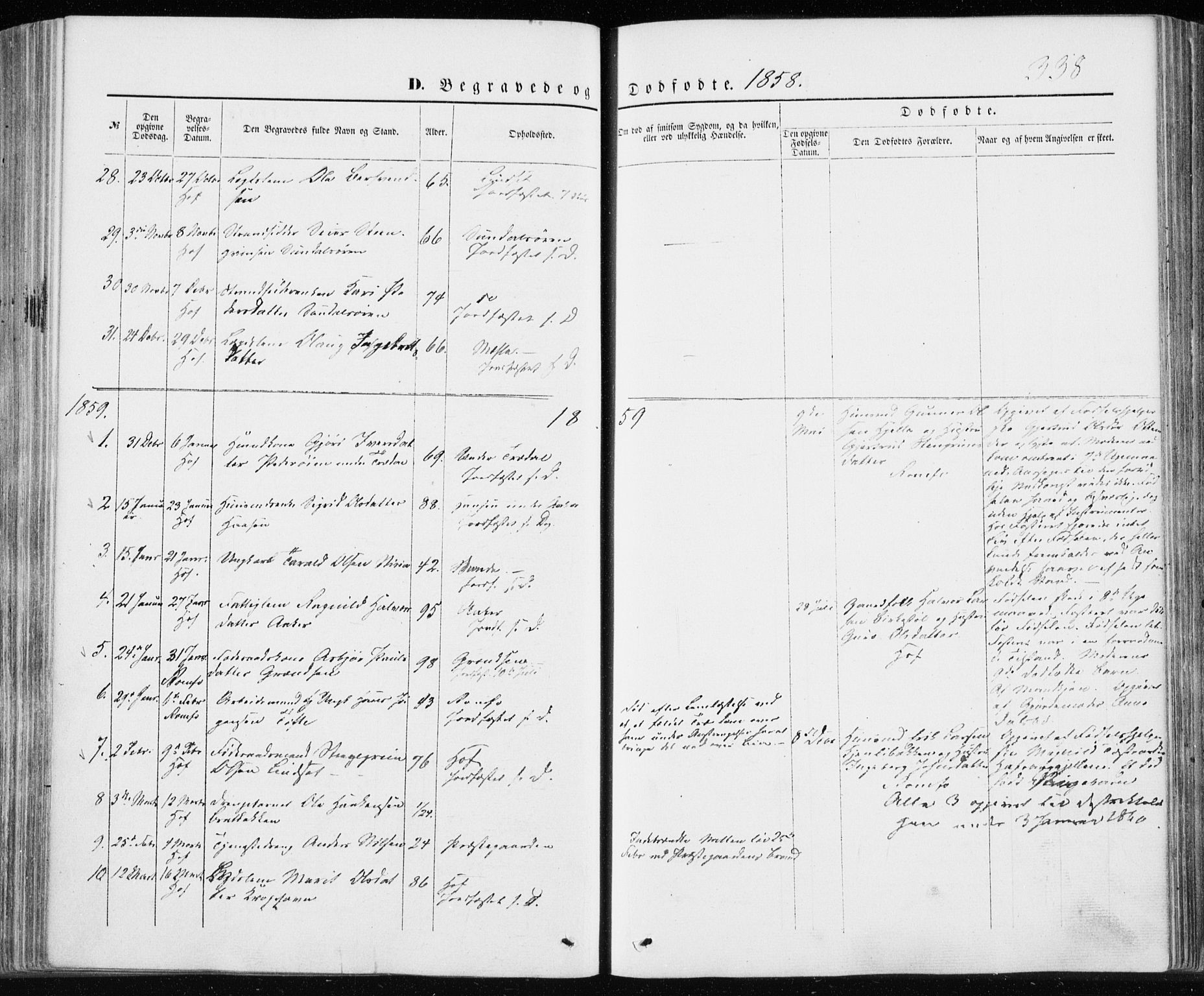 Ministerialprotokoller, klokkerbøker og fødselsregistre - Møre og Romsdal, AV/SAT-A-1454/590/L1013: Parish register (official) no. 590A05, 1847-1877, p. 338
