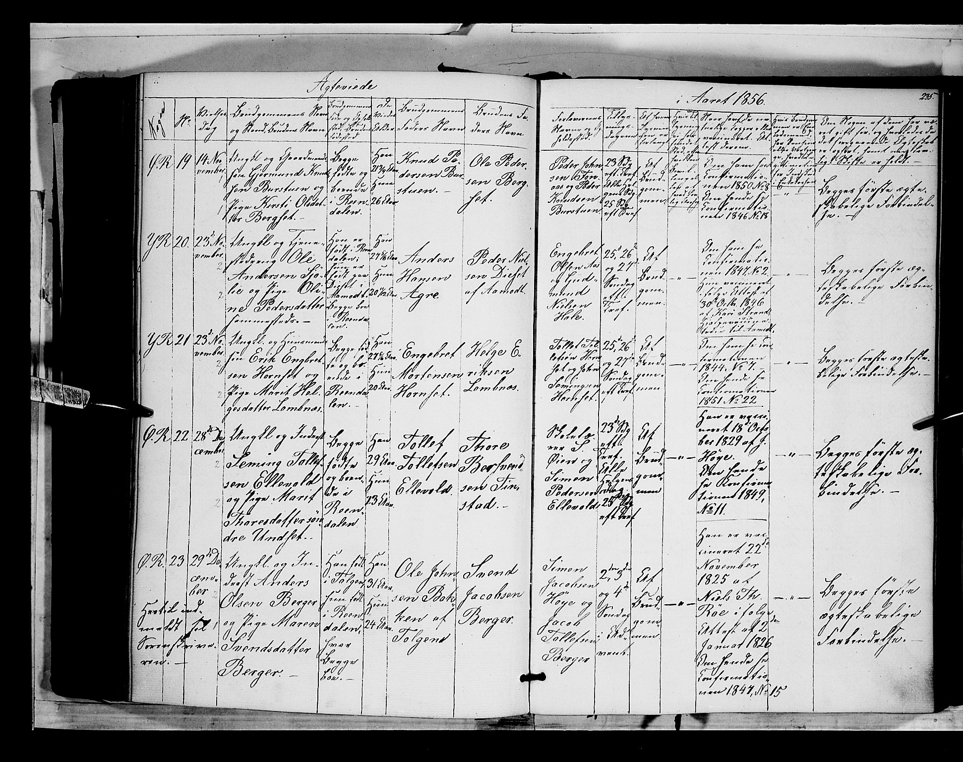Rendalen prestekontor, SAH/PREST-054/H/Ha/Haa/L0005: Parish register (official) no. 5, 1853-1866, p. 235