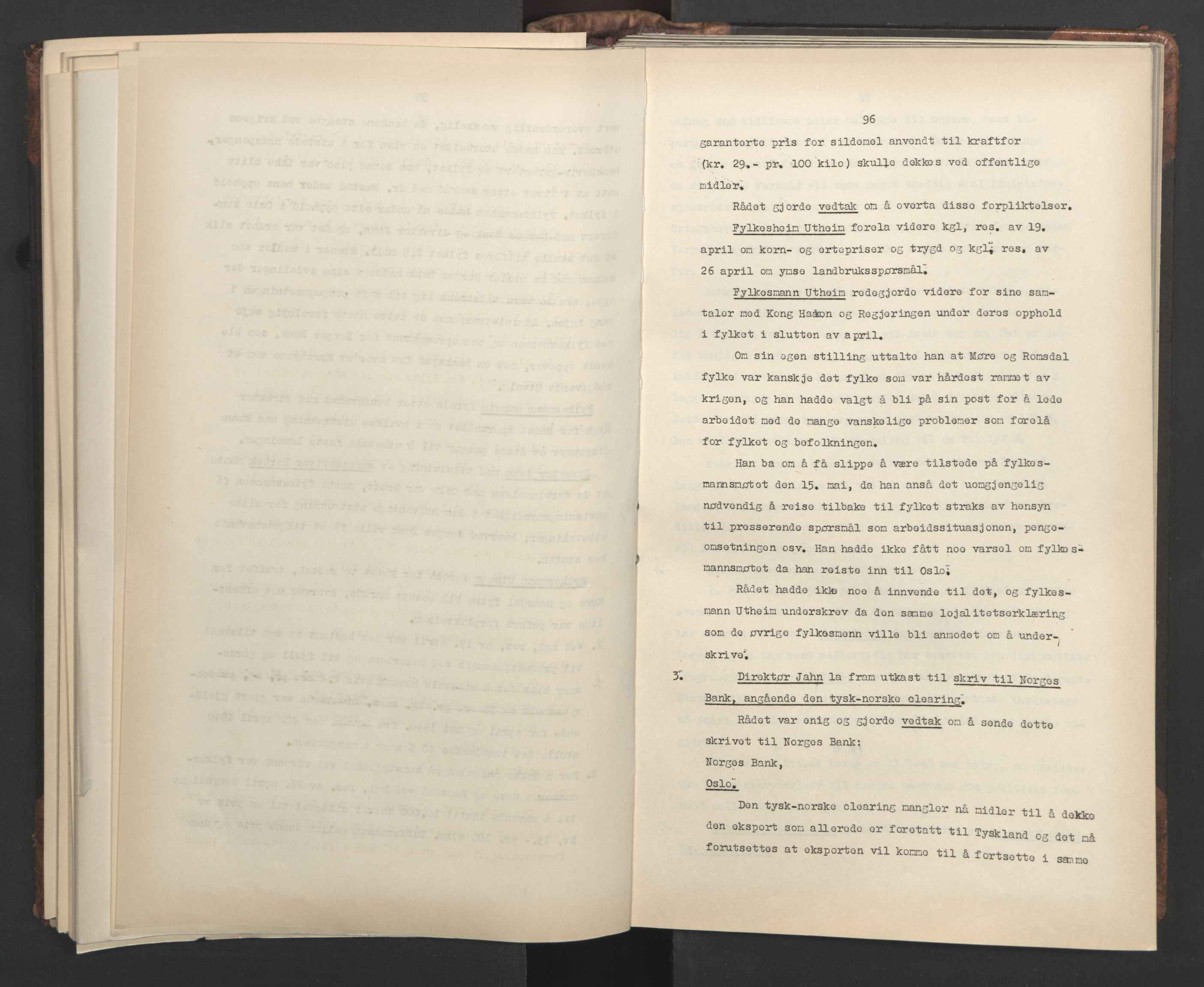 Administrasjonsrådet, AV/RA-S-1004/A/L0001: Møteprotokoll med tillegg 15/4-25/9, 1940, p. 96