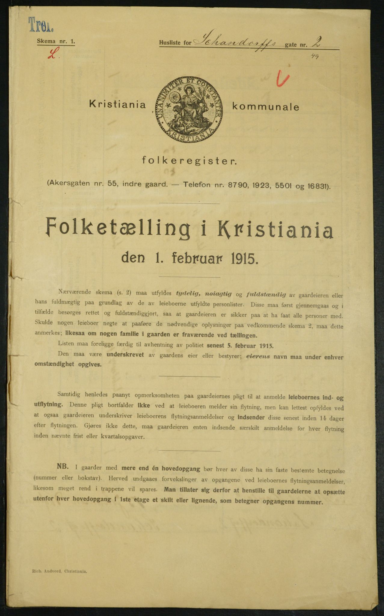 OBA, Municipal Census 1915 for Kristiania, 1915, p. 89060