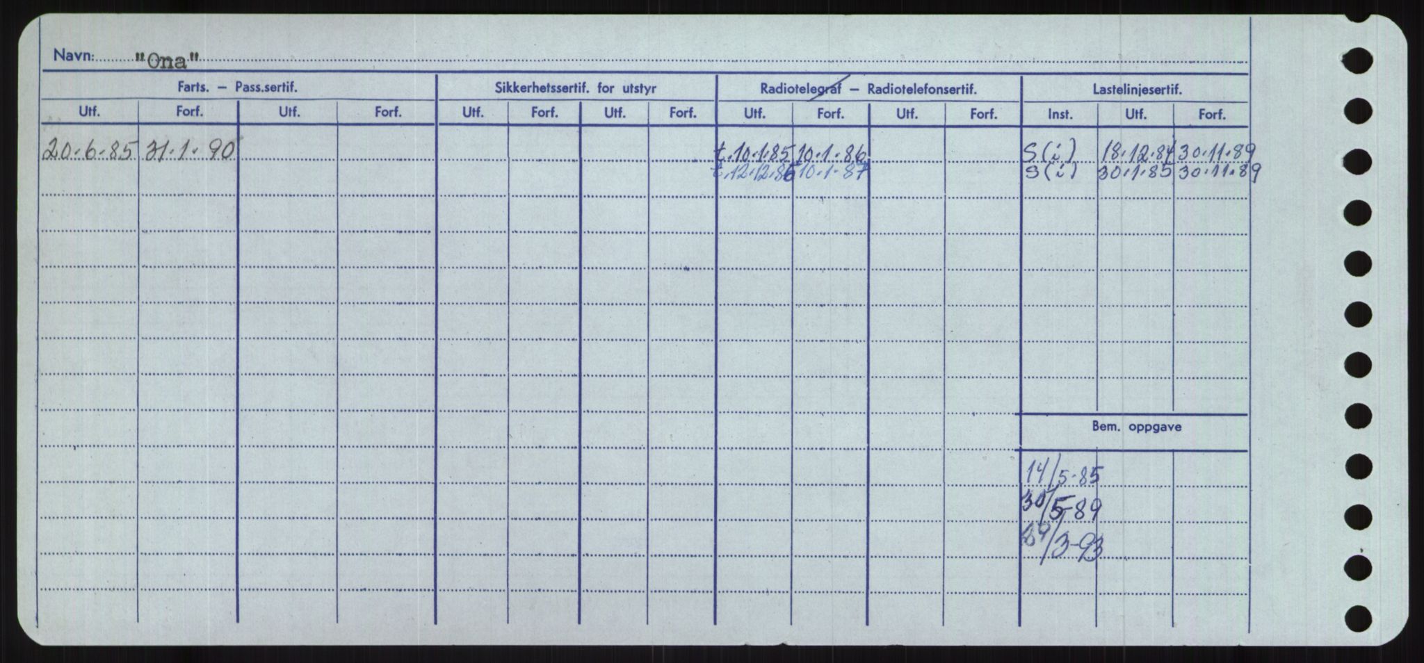 Sjøfartsdirektoratet med forløpere, Skipsmålingen, AV/RA-S-1627/H/Ha/L0004/0002: Fartøy, Mas-R / Fartøy, Odin-R, p. 96