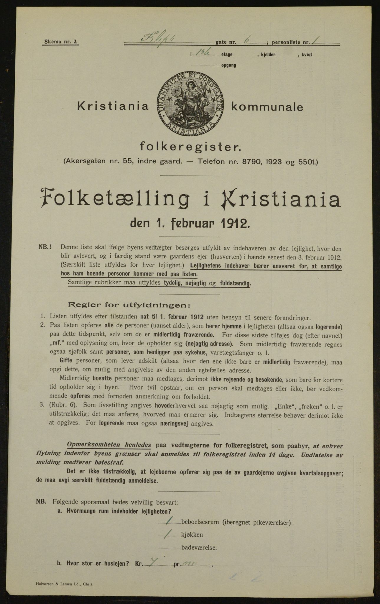 OBA, Municipal Census 1912 for Kristiania, 1912, p. 24225