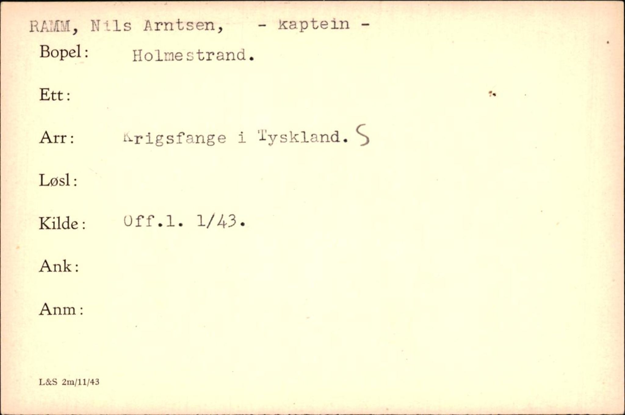 Forsvaret, Forsvarets krigshistoriske avdeling, AV/RA-RAFA-2017/Y/Yf/L0200: II-C-11-2102  -  Norske krigsfanger i Tyskland, 1940-1945, p. 838