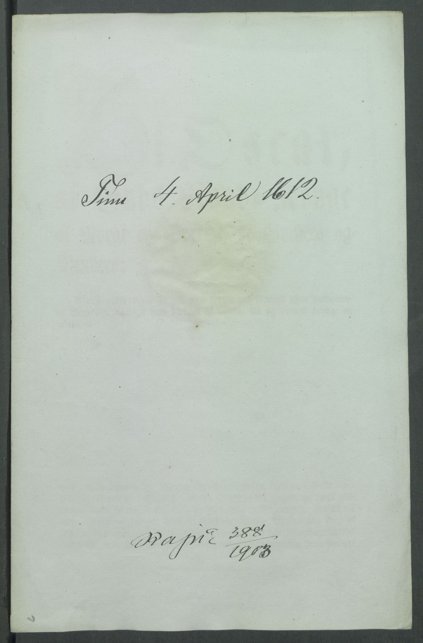 Riksarkivets diplomsamling, AV/RA-EA-5965/F02/L0121: Dokumenter, 1612, p. 13