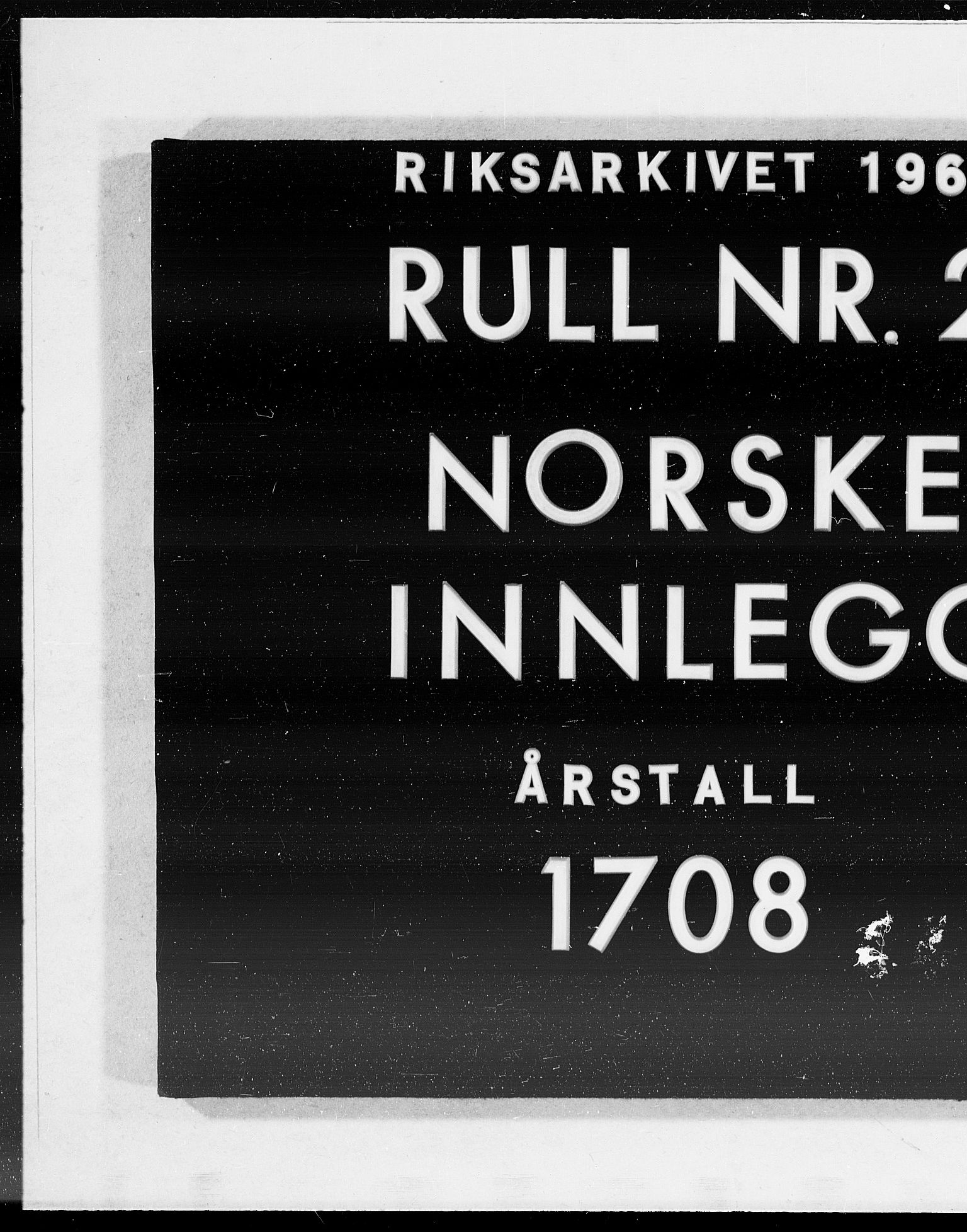 Danske Kanselli 1572-1799, AV/RA-EA-3023/F/Fc/Fcc/Fcca/L0066: Norske innlegg 1572-1799, 1708, p. 107