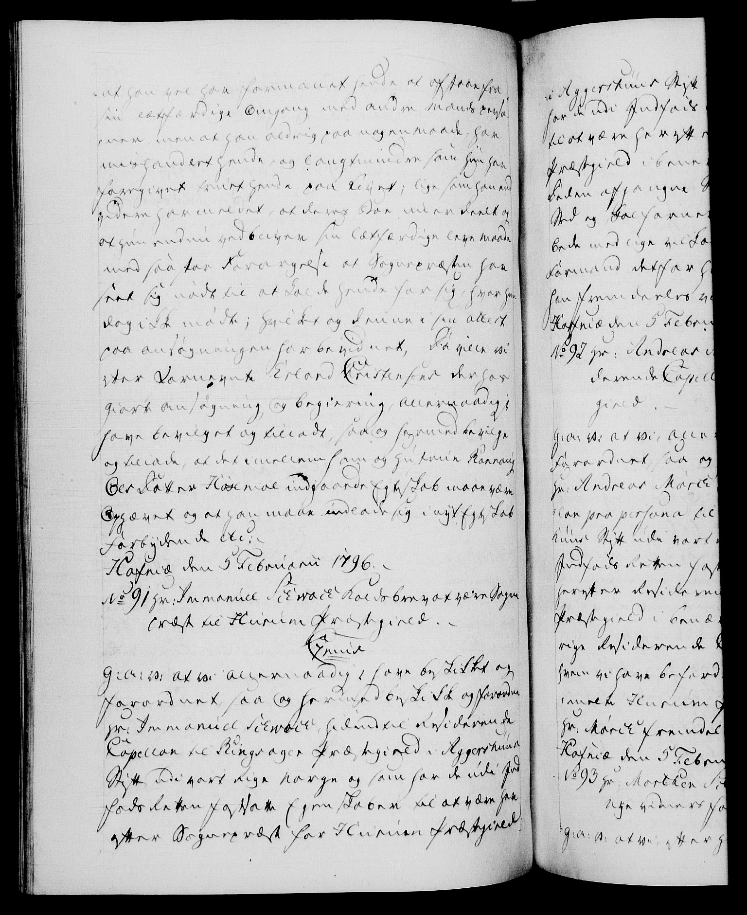 Danske Kanselli 1572-1799, RA/EA-3023/F/Fc/Fca/Fcaa/L0056: Norske registre, 1795-1796, p. 565b
