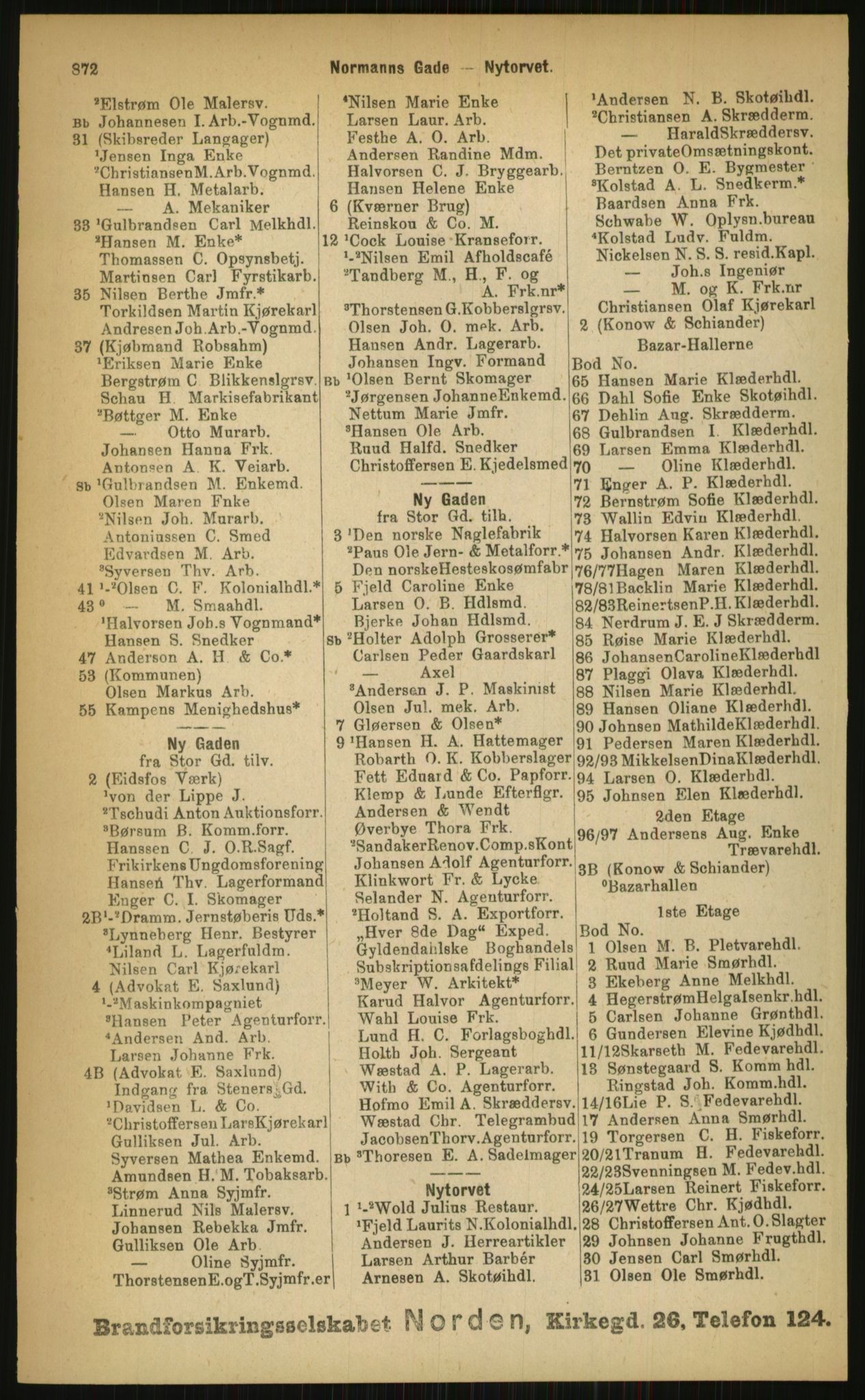 Kristiania/Oslo adressebok, PUBL/-, 1899, p. 872