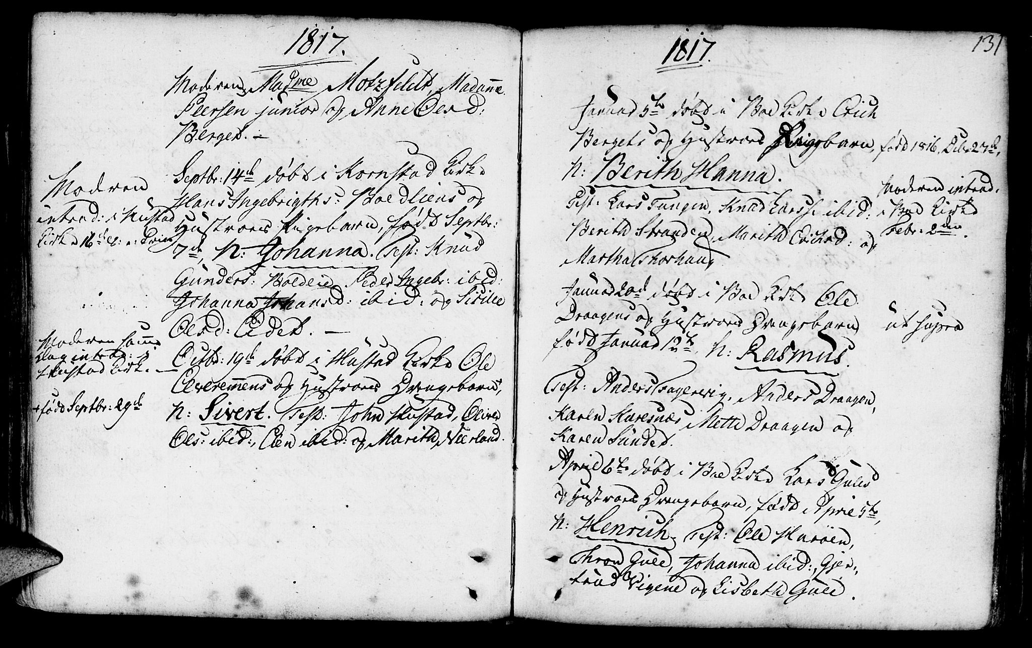 Ministerialprotokoller, klokkerbøker og fødselsregistre - Møre og Romsdal, AV/SAT-A-1454/566/L0761: Parish register (official) no. 566A02 /1, 1767-1817, p. 131