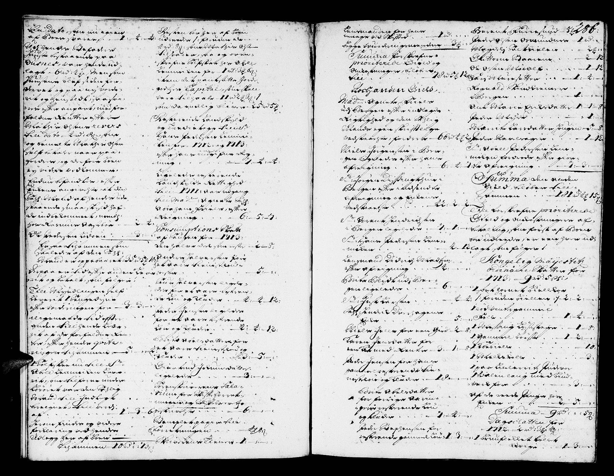 Nordfjord sorenskriveri, AV/SAB-A-2801/1/04/04a/L0005b: Skifteprotokollar, 1713-1715, p. 285b-286a