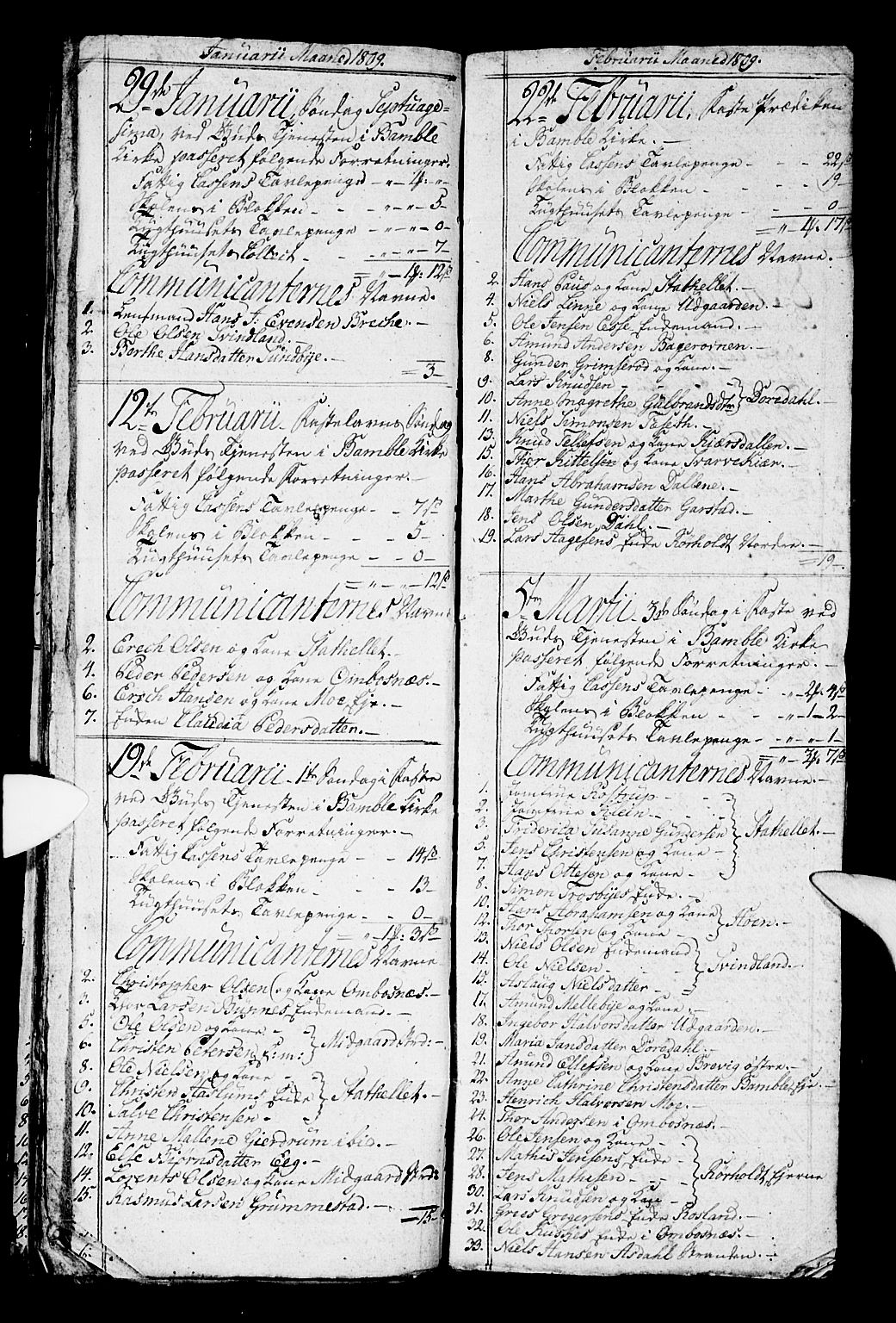 Bamble kirkebøker, SAKO/A-253/G/Ga/L0004: Parish register (copy) no. I 4, 1808-1814