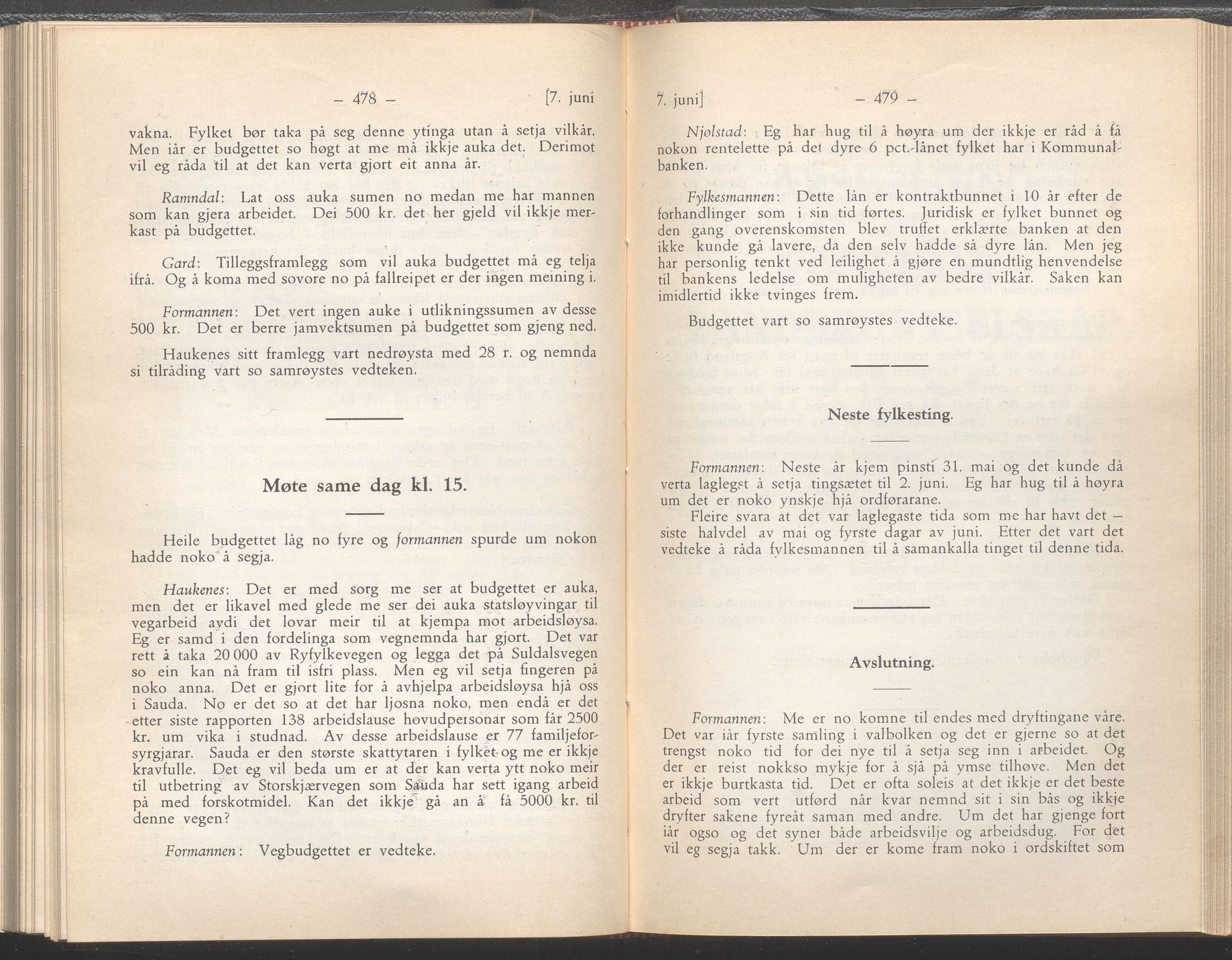 Rogaland fylkeskommune - Fylkesrådmannen , IKAR/A-900/A/Aa/Aaa/L0054: Møtebok , 1935, p. 478-479