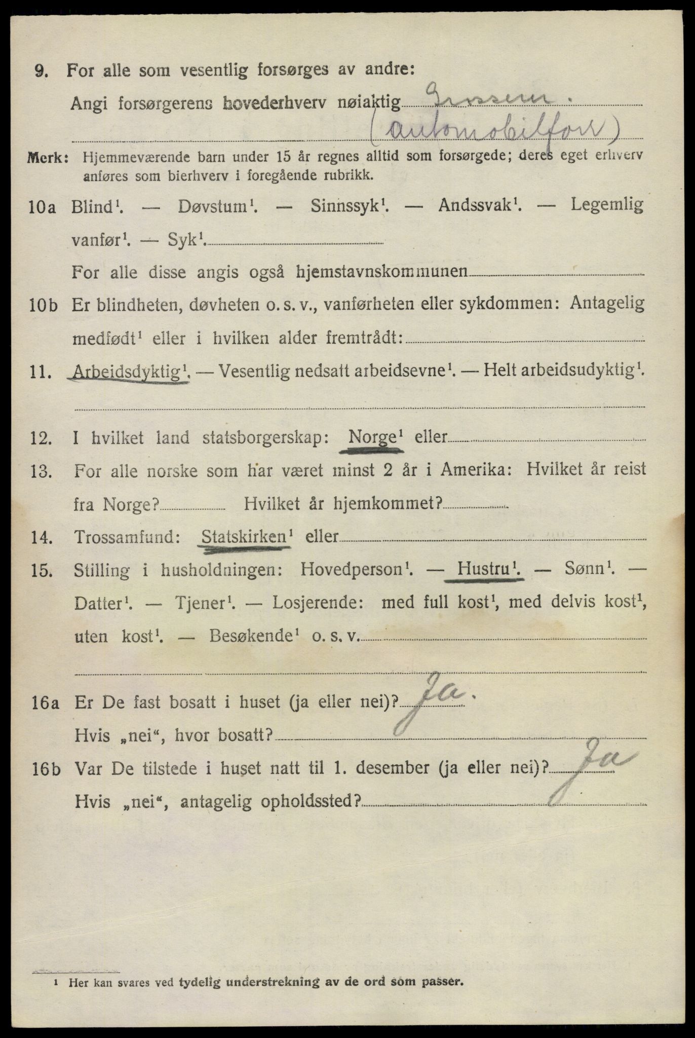 SAO, 1920 census for Bærum, 1920, p. 22851