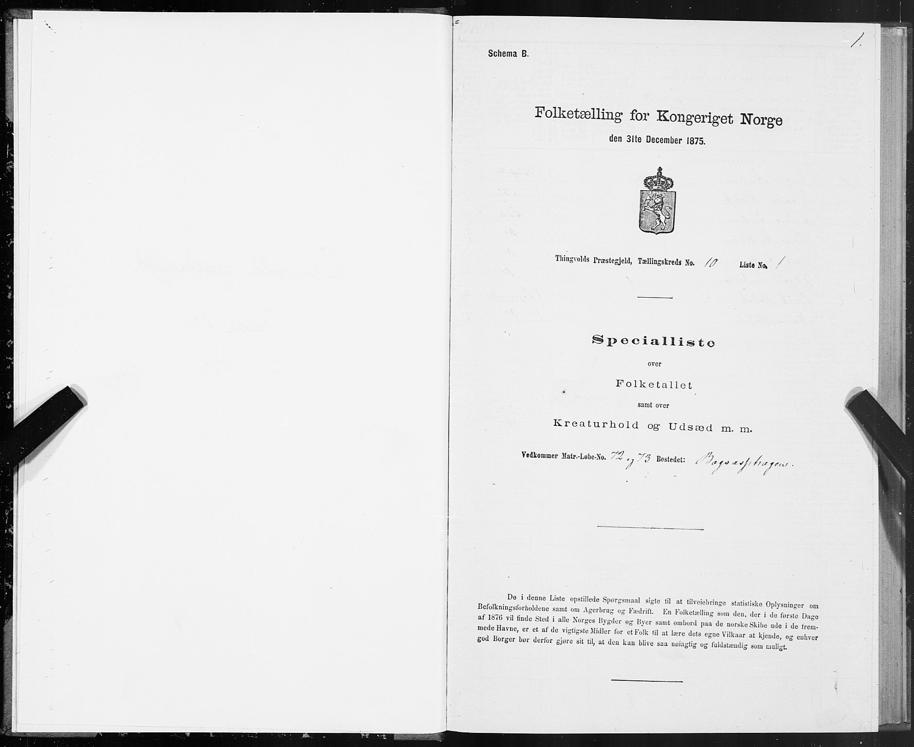 SAT, 1875 census for 1560P Tingvoll, 1875, p. 4001