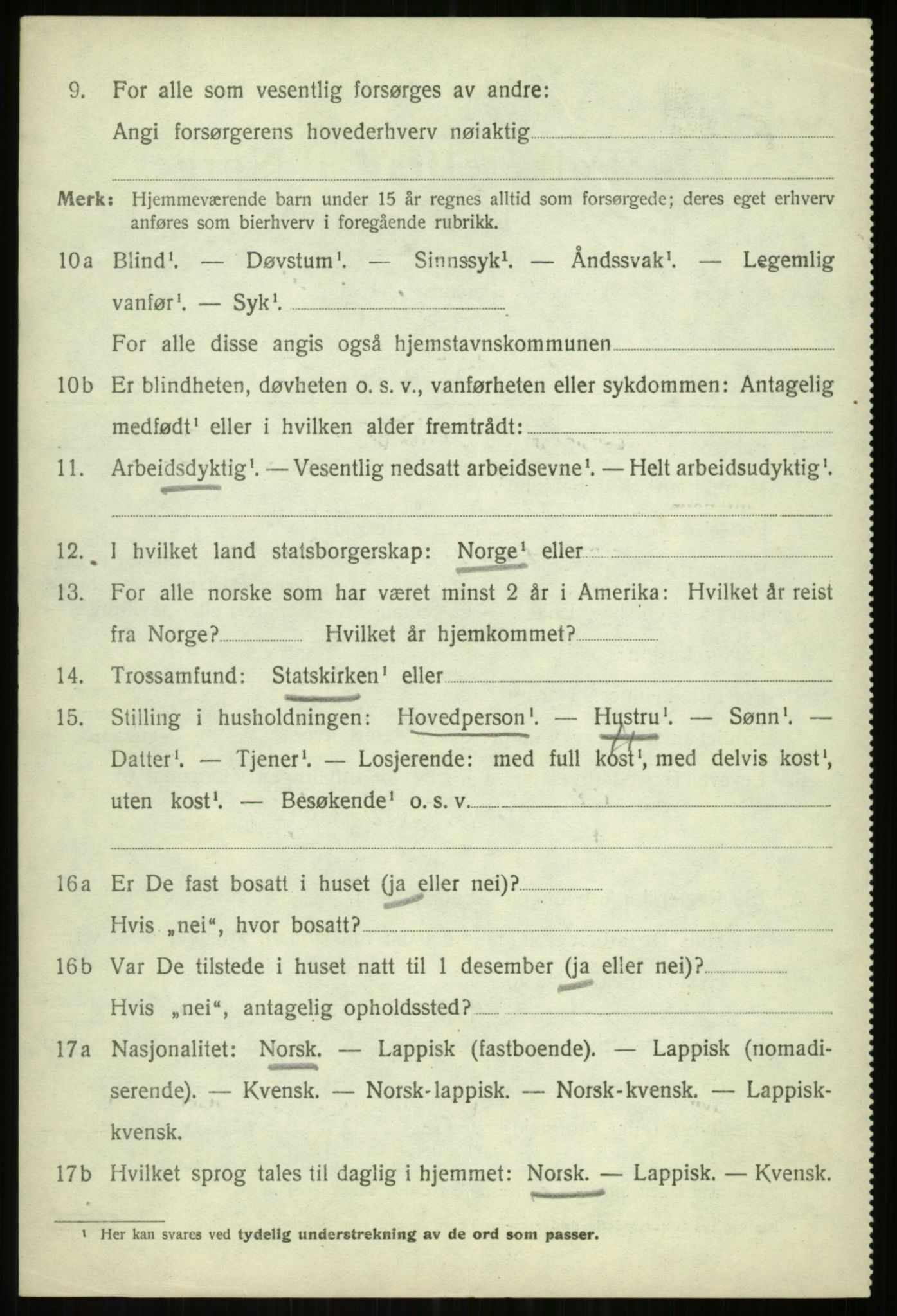 SATØ, 1920 census for Balsfjord, 1920, p. 7430