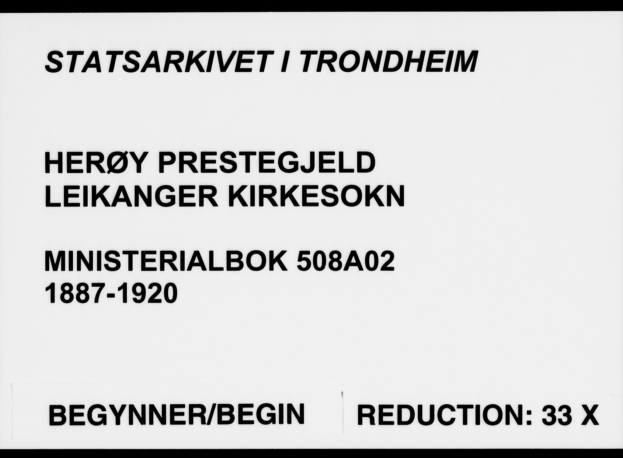 Ministerialprotokoller, klokkerbøker og fødselsregistre - Møre og Romsdal, SAT/A-1454/508/L0095: Parish register (official) no. 508A02, 1887-1920