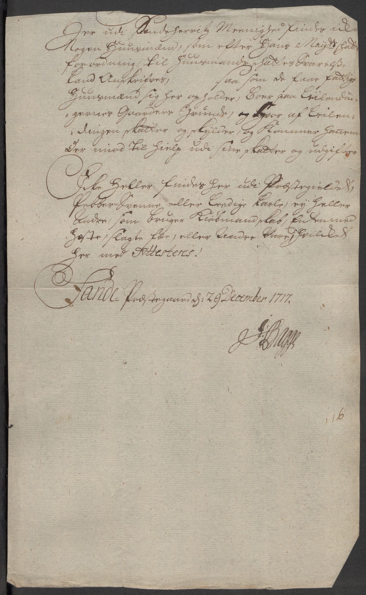 Rentekammeret inntil 1814, Reviderte regnskaper, Fogderegnskap, RA/EA-4092/R33/L1987: Fogderegnskap Larvik grevskap, 1716-1717, p. 506