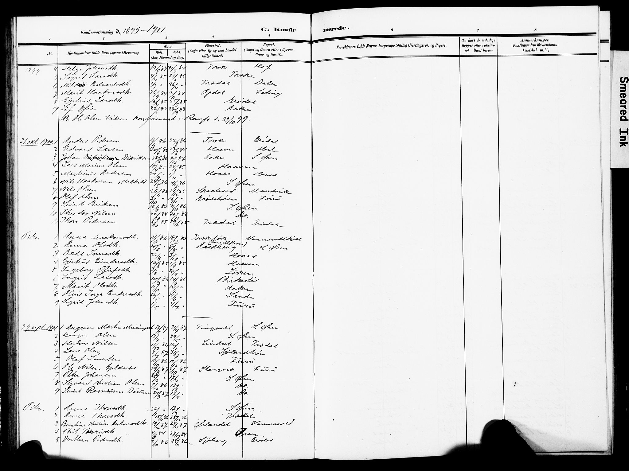 Ministerialprotokoller, klokkerbøker og fødselsregistre - Møre og Romsdal, AV/SAT-A-1454/590/L1017: Parish register (copy) no. 590C02, 1869-1931