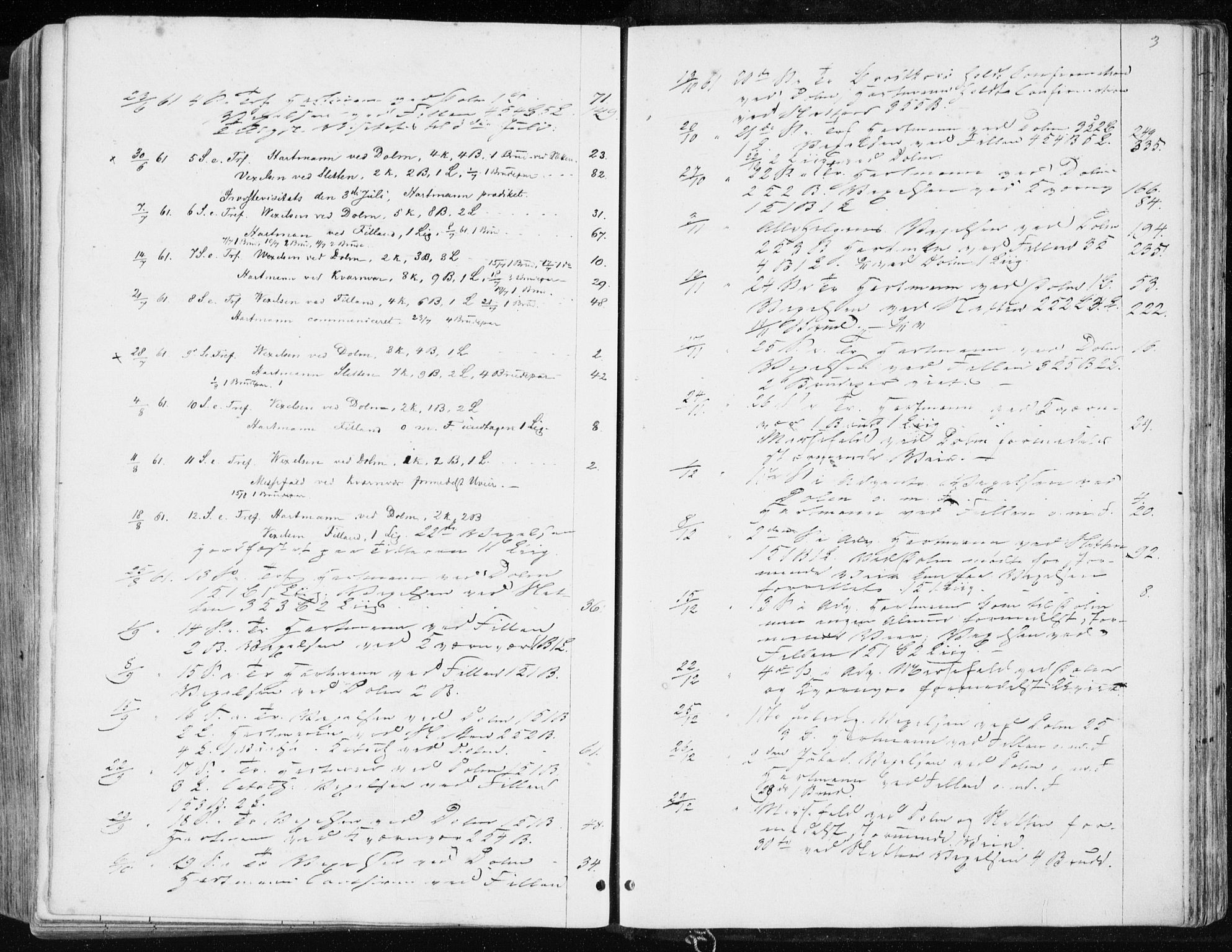 Ministerialprotokoller, klokkerbøker og fødselsregistre - Sør-Trøndelag, SAT/A-1456/634/L0531: Parish register (official) no. 634A07, 1861-1870, p. 3